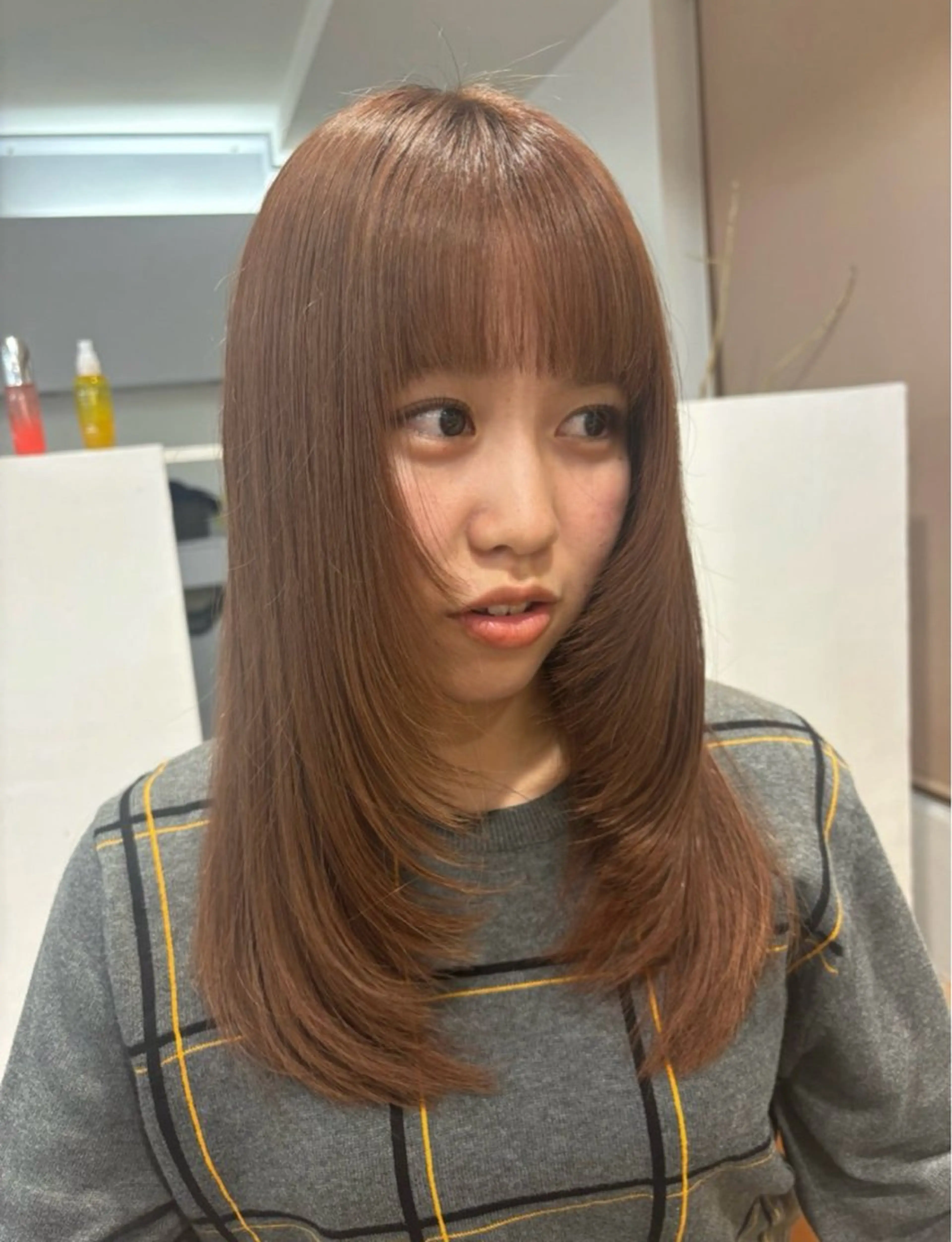 ロング レイヤーカット ワンホンレイヤー レイヤー/艶カラー/ ⭐️syukaのヘアスタイル