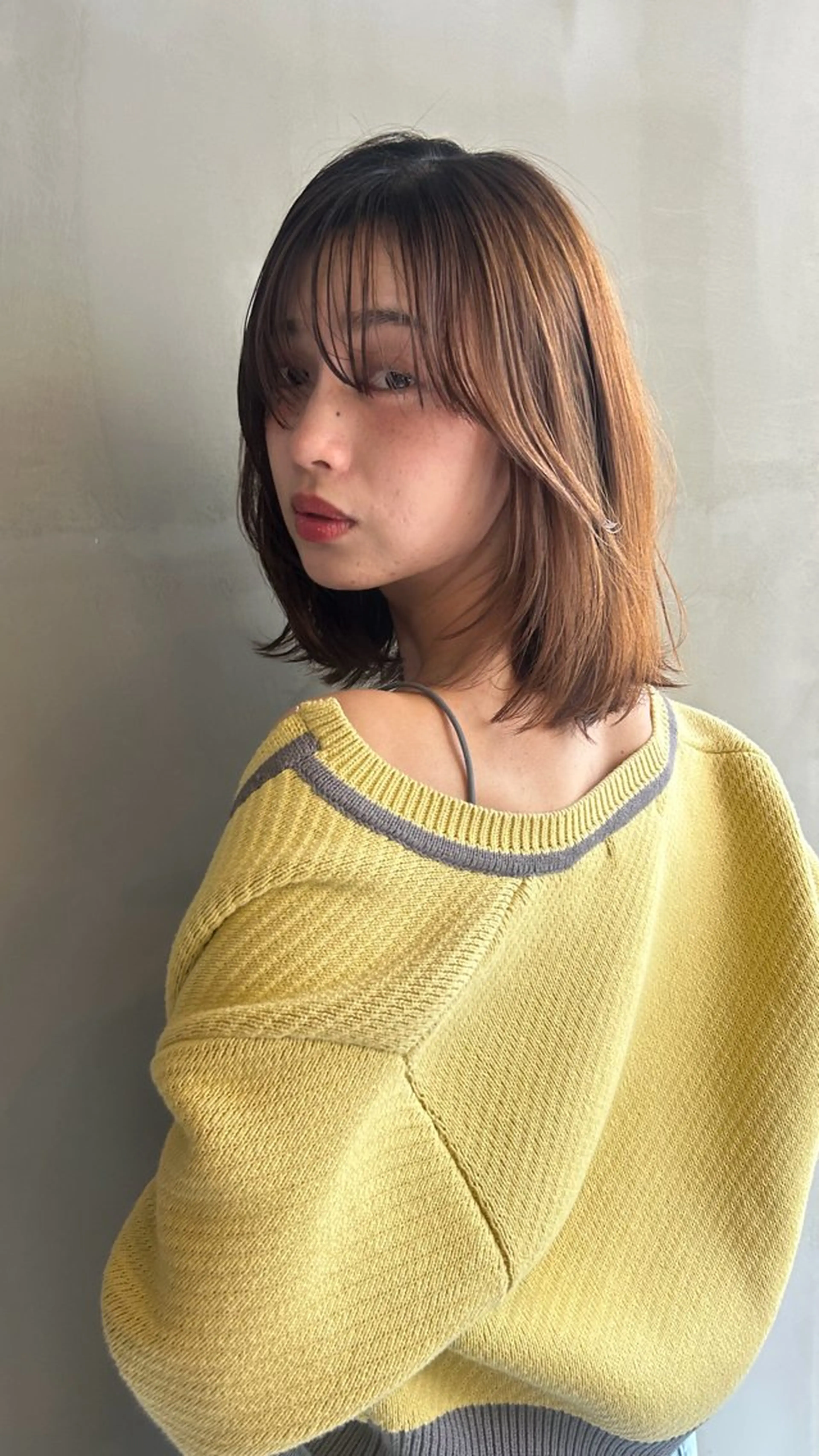 ショート カラー カット ヘアカラー トリートメント ショート/ボブ/ 心斎橋/宮脇美奈のヘアスタイル