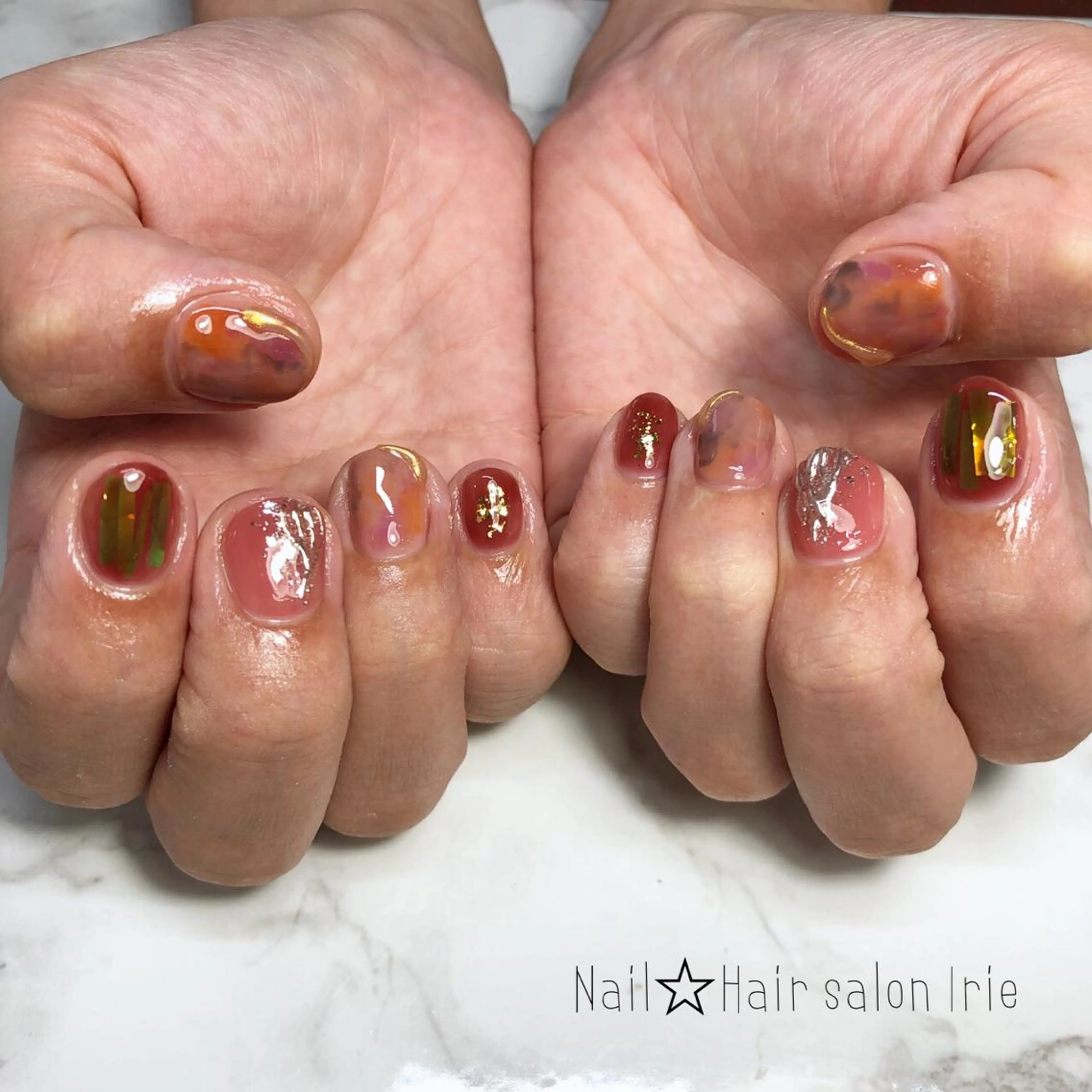 ネイル Hair salon Irie所属・與儀 知佳のネイルデザイン