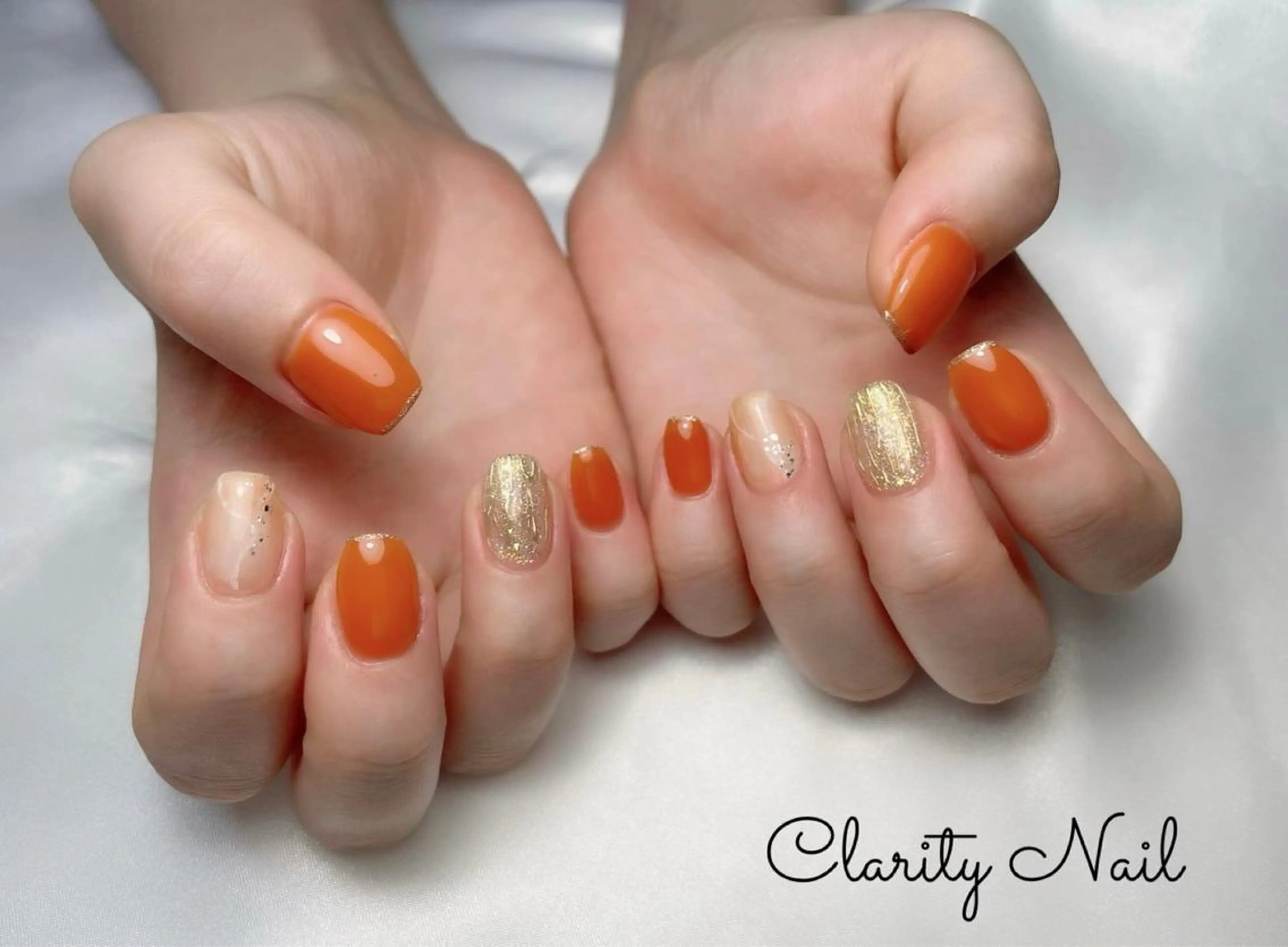 ネイル アートネイル ラメ(グリッター) ハンドネイル Clarity Nailのネイルデザイン