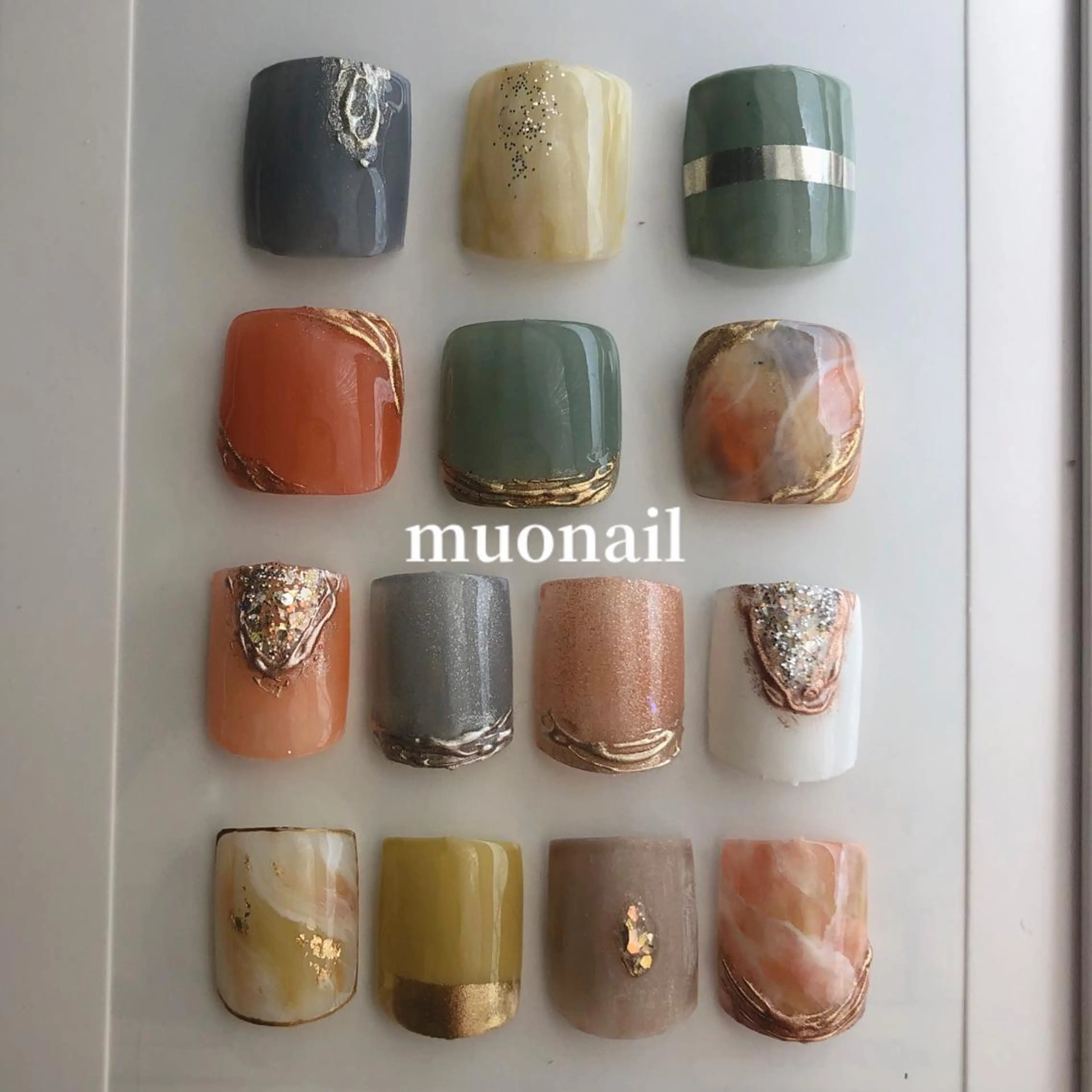 ネイル フットネイル 中川 ほののネイルデザイン