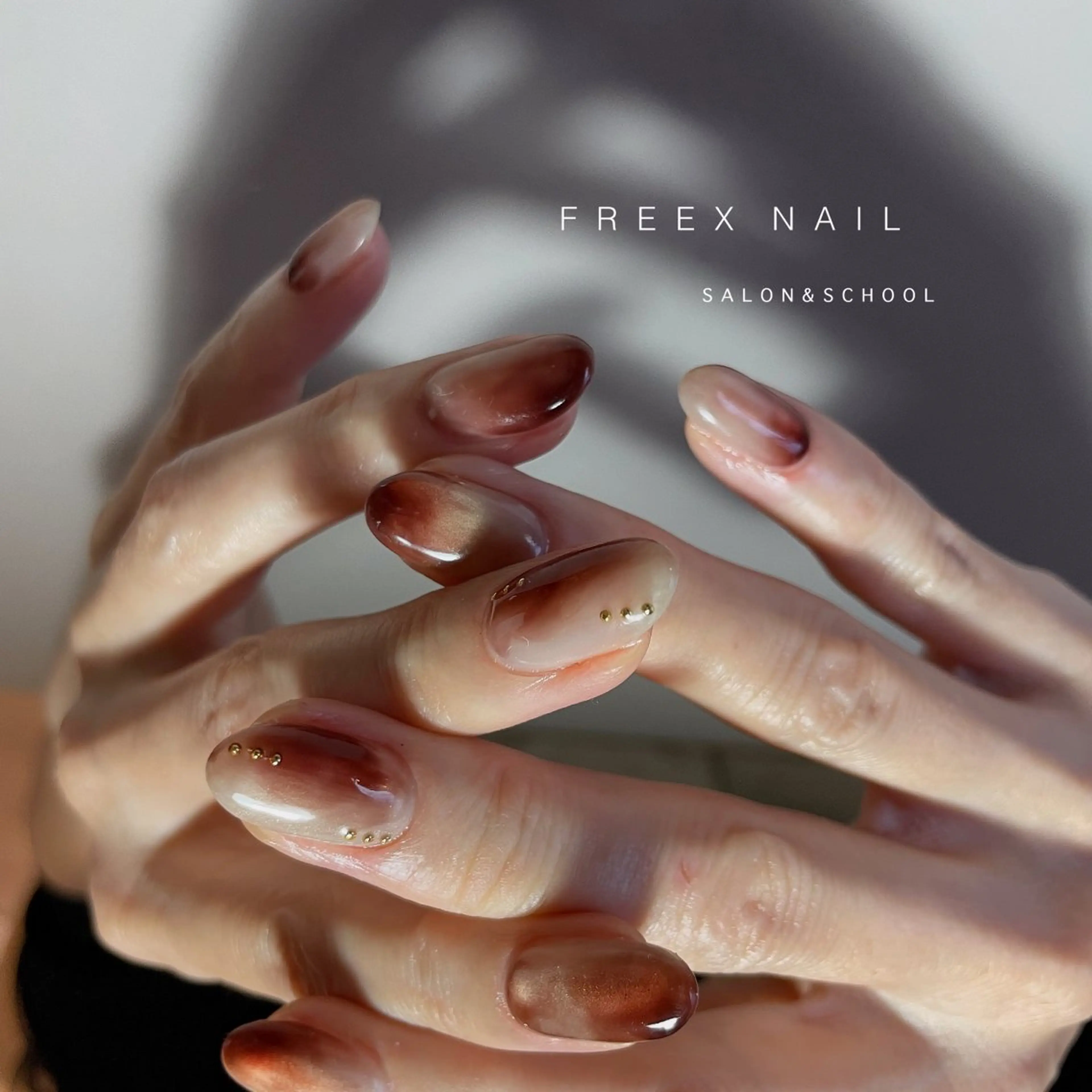 ネイル ハンドネイル ハンドケア freex nail /ニュアンス/個性派のネイルデザイン