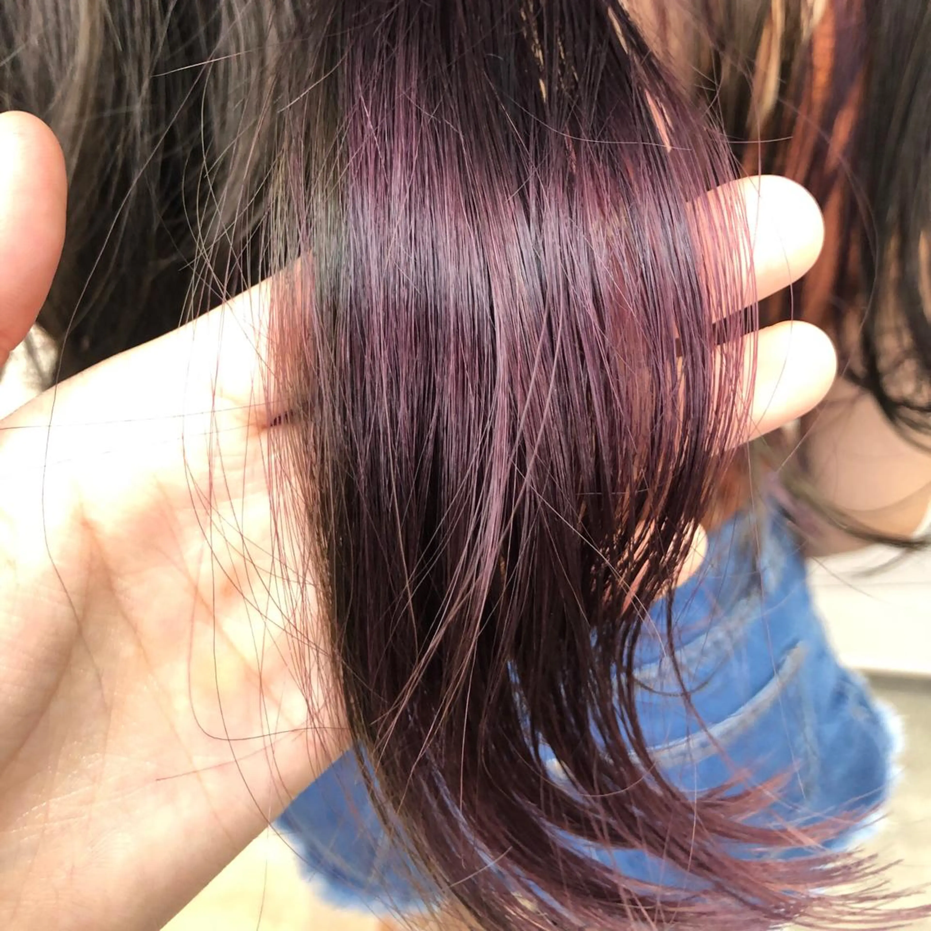 ミディアム カラー TOMOKA 艶髪/透明感カラーのヘアスタイル