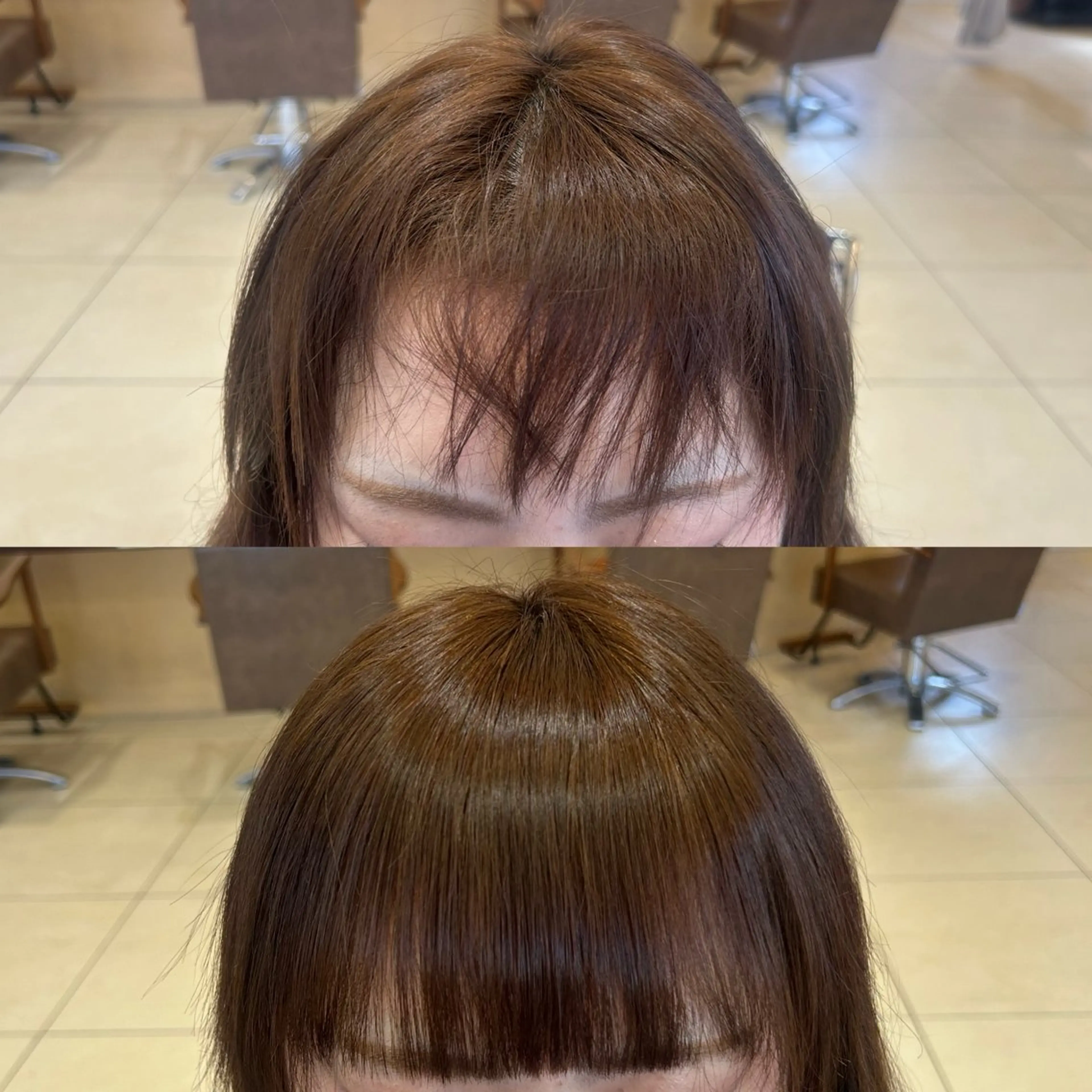 前髪の分かれ癖や浮き癖をなおす👀クロスパーマ！！全体カット込💇🏻‍♀️の写真