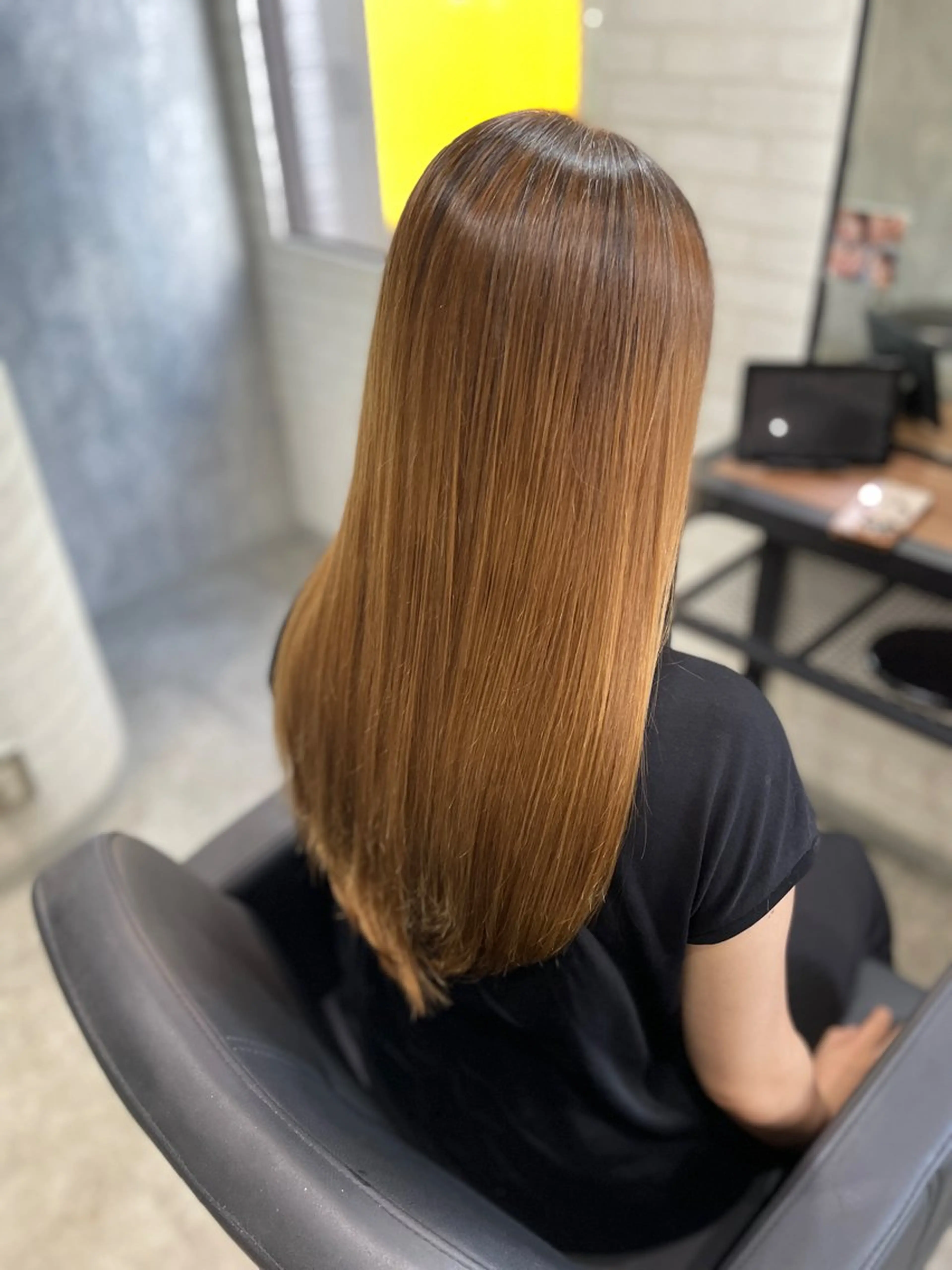 ロング カット 縮毛矯正 トリートメント 杉野🫧美髪🫧 Zina博多店長のヘアスタイル