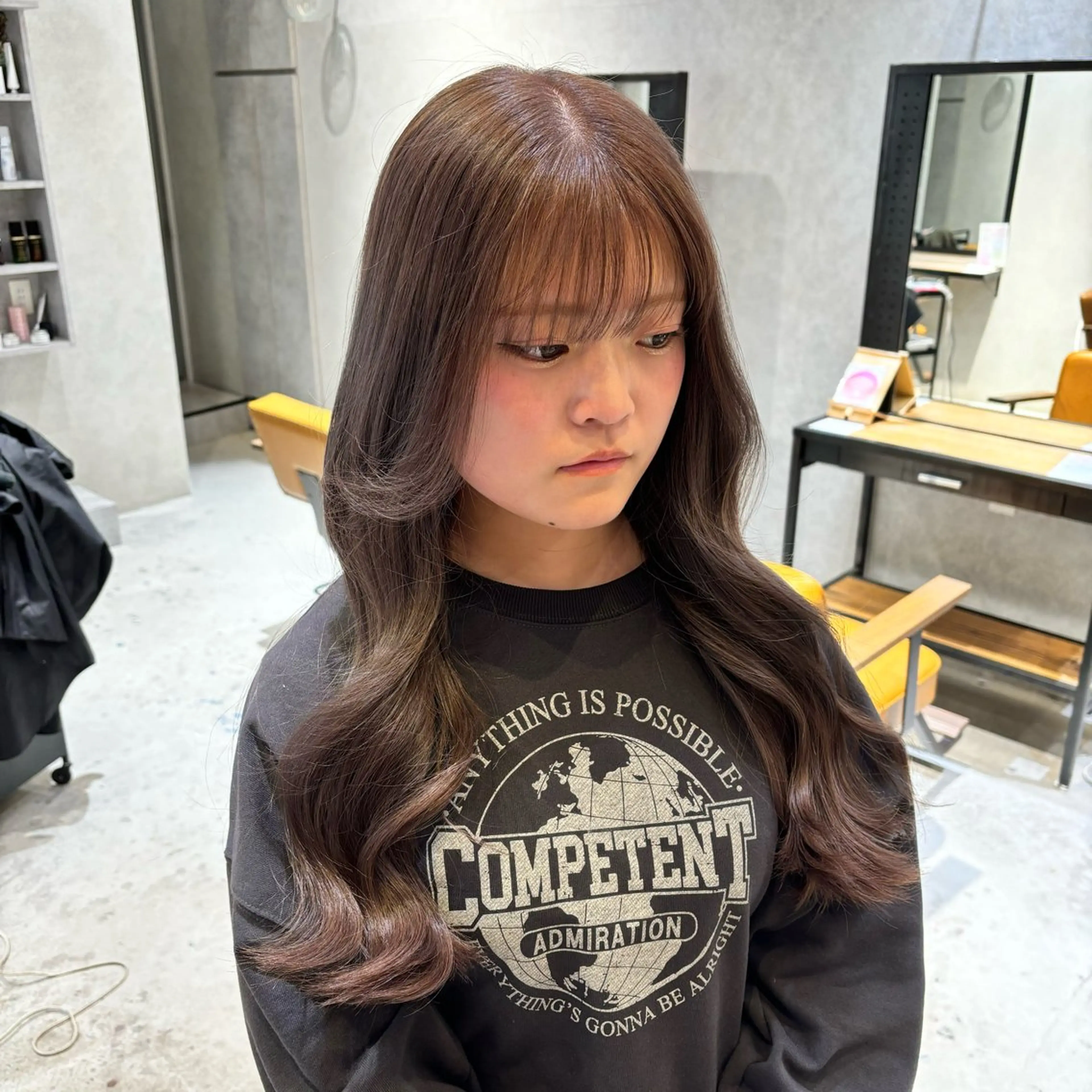 ロング Natsuki/韓国 ボブ/レイヤーカットのヘアスタイル