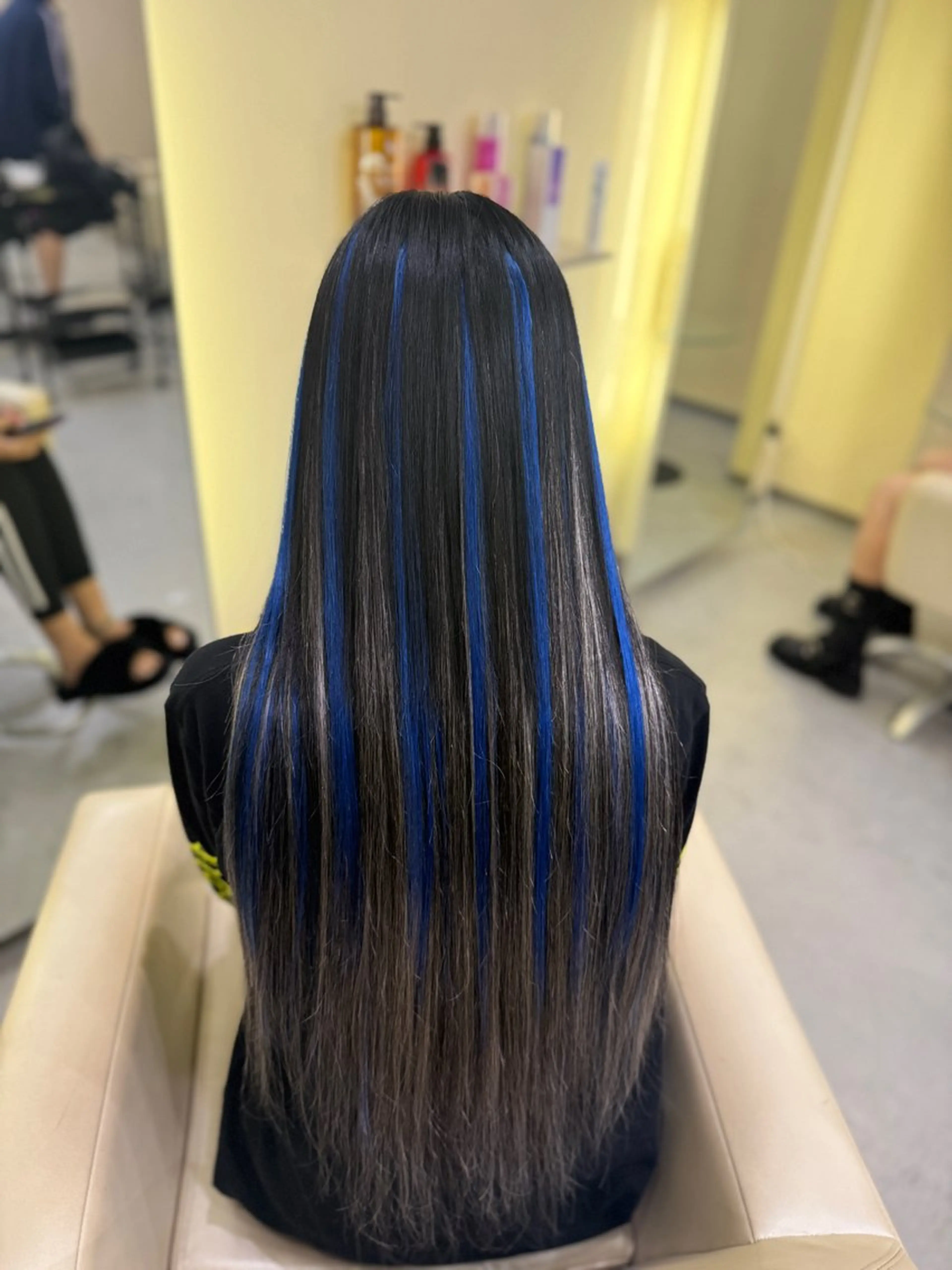 ロング ハイライト レイヤーカット ロング エクステ シールエクステAOI 🫧🩵NEOBOXのヘアスタイル