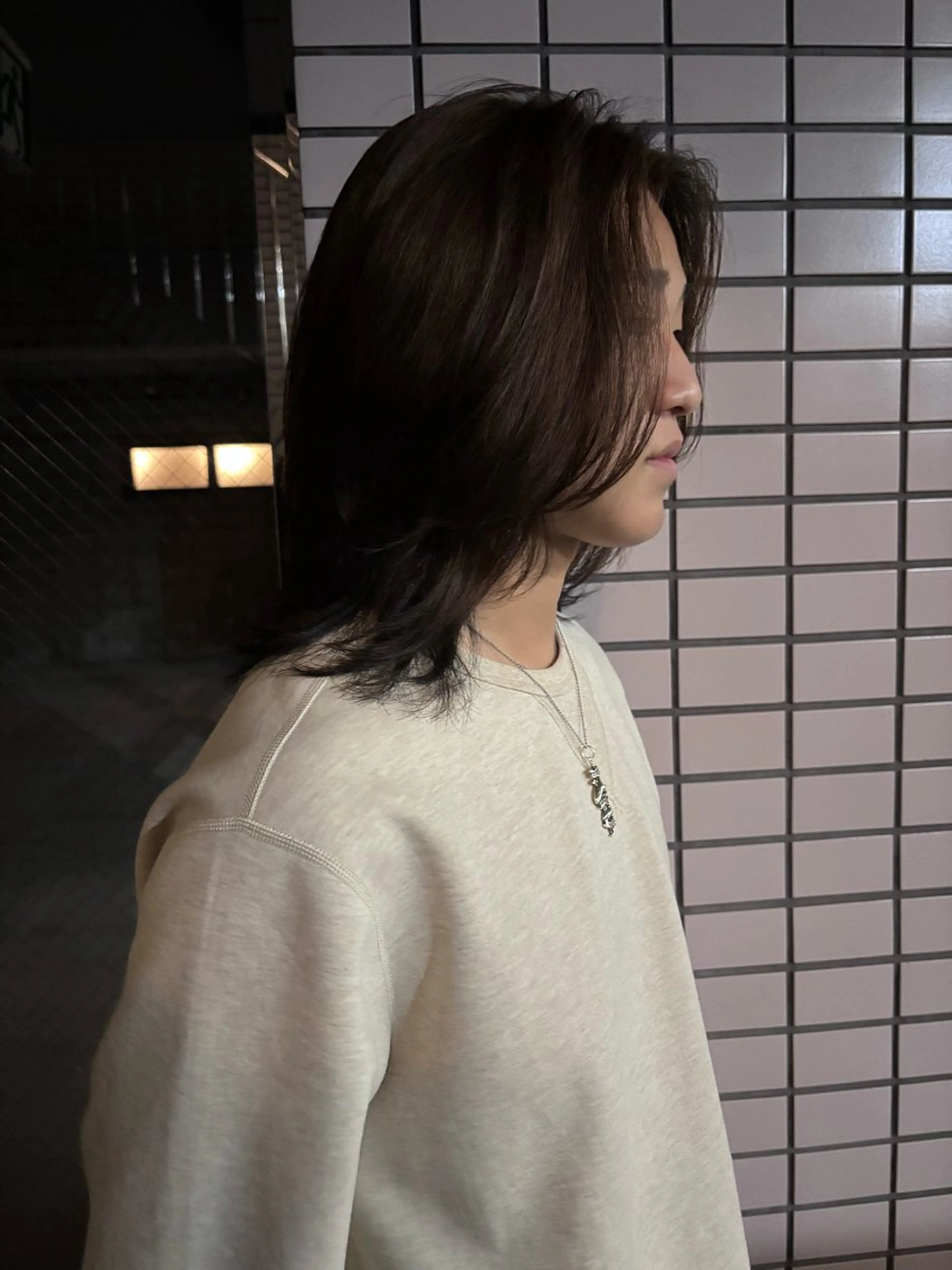 メンズ ヘアカラー うる艶/ブラウン🥣 RYOTAのヘアスタイル