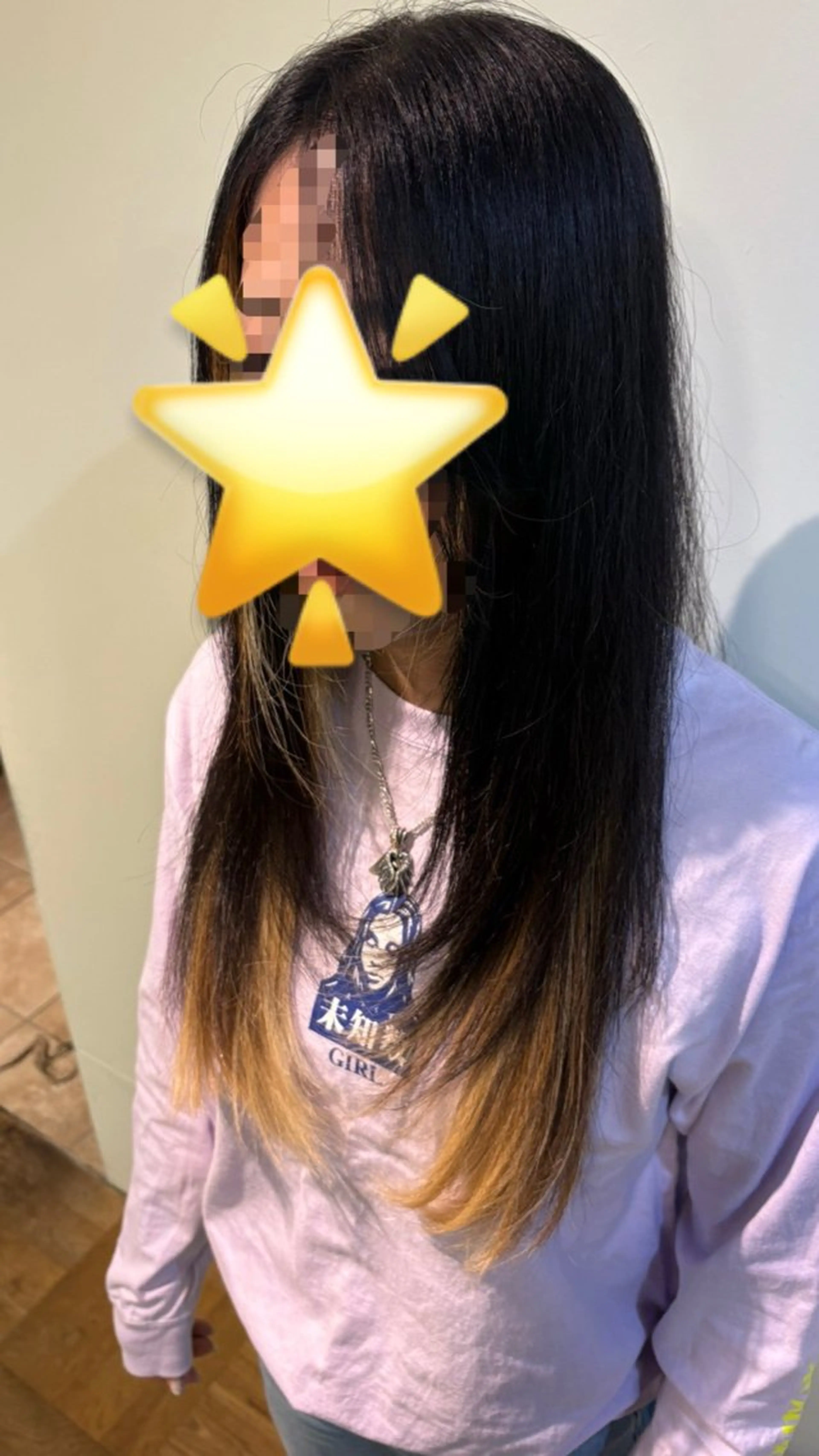 ロング レイヤーカット 西澤 綺羅のヘアスタイル