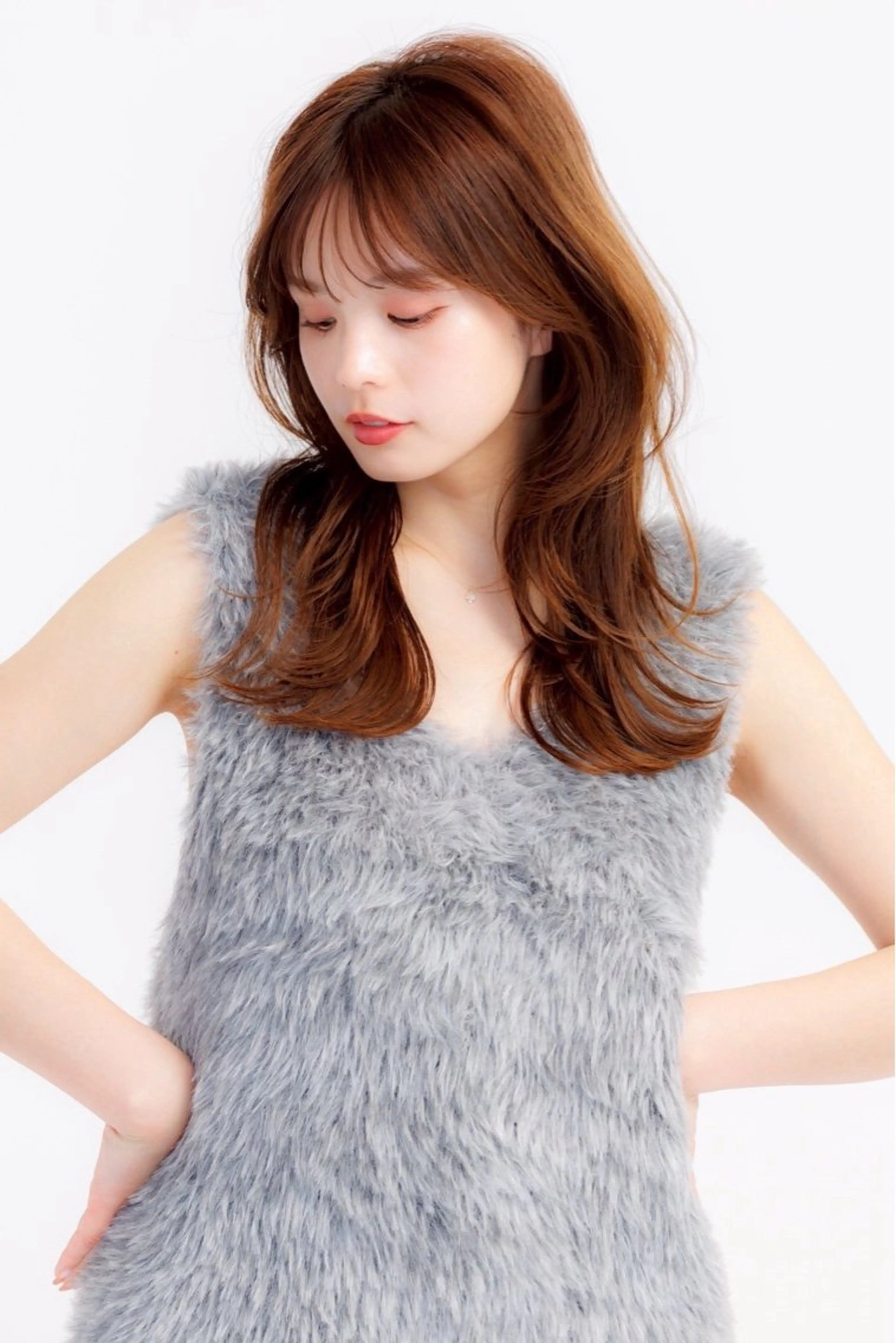 セミロング 🎀ゆうな/艶髪/ 透明感カラー🎀のヘアスタイル