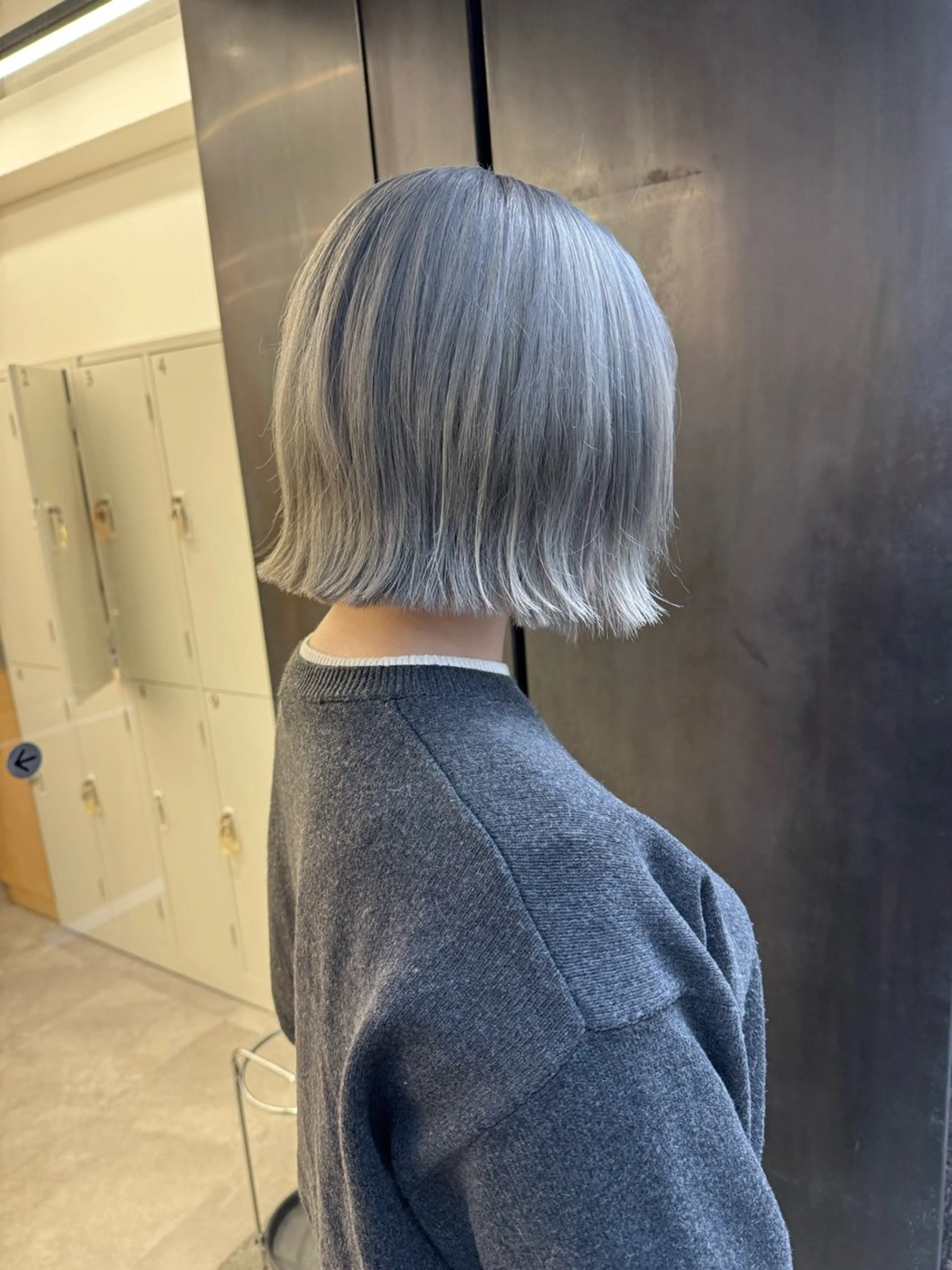 ショート カット ヘアカラー トリートメント wool TOKYO けいご[ブリーチ]のヘアスタイル