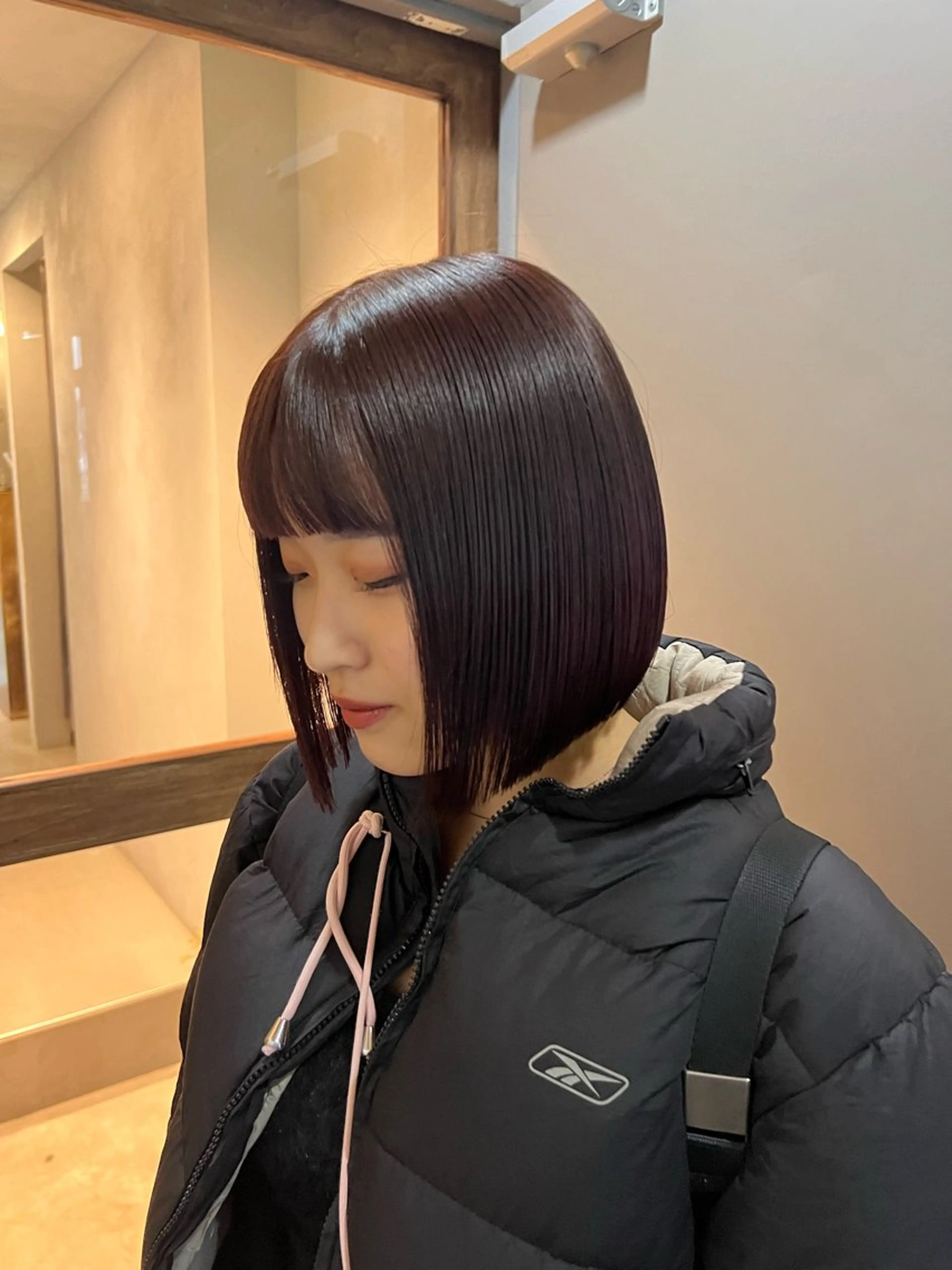 ショート カラー akane/ボブ /ブラウンベージュのヘアスタイル