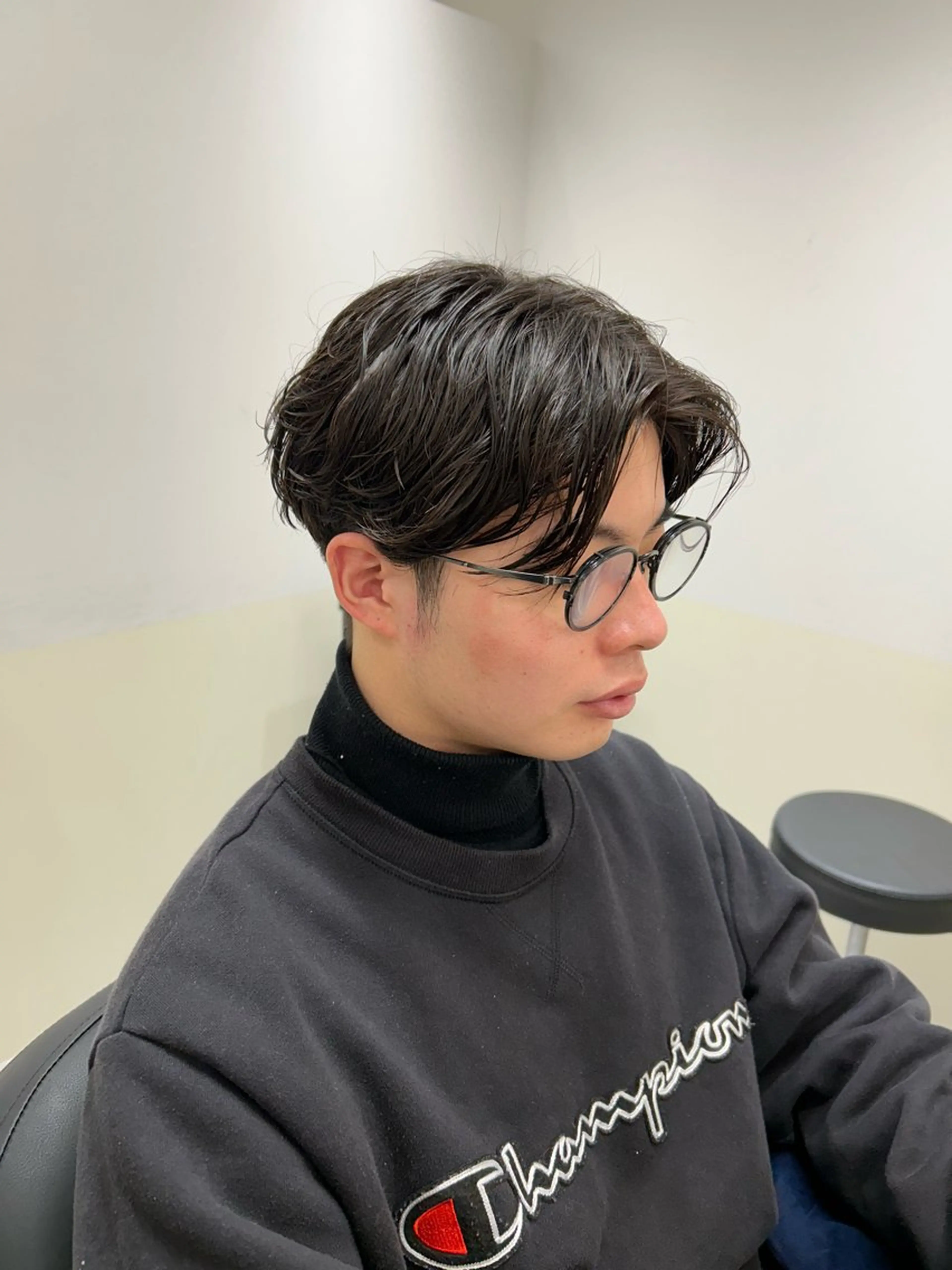 ショート パーマ メンズ カット パーマ トリートメント 🩰ニシムラヒカリ 半個室salon♡*のヘアスタイル