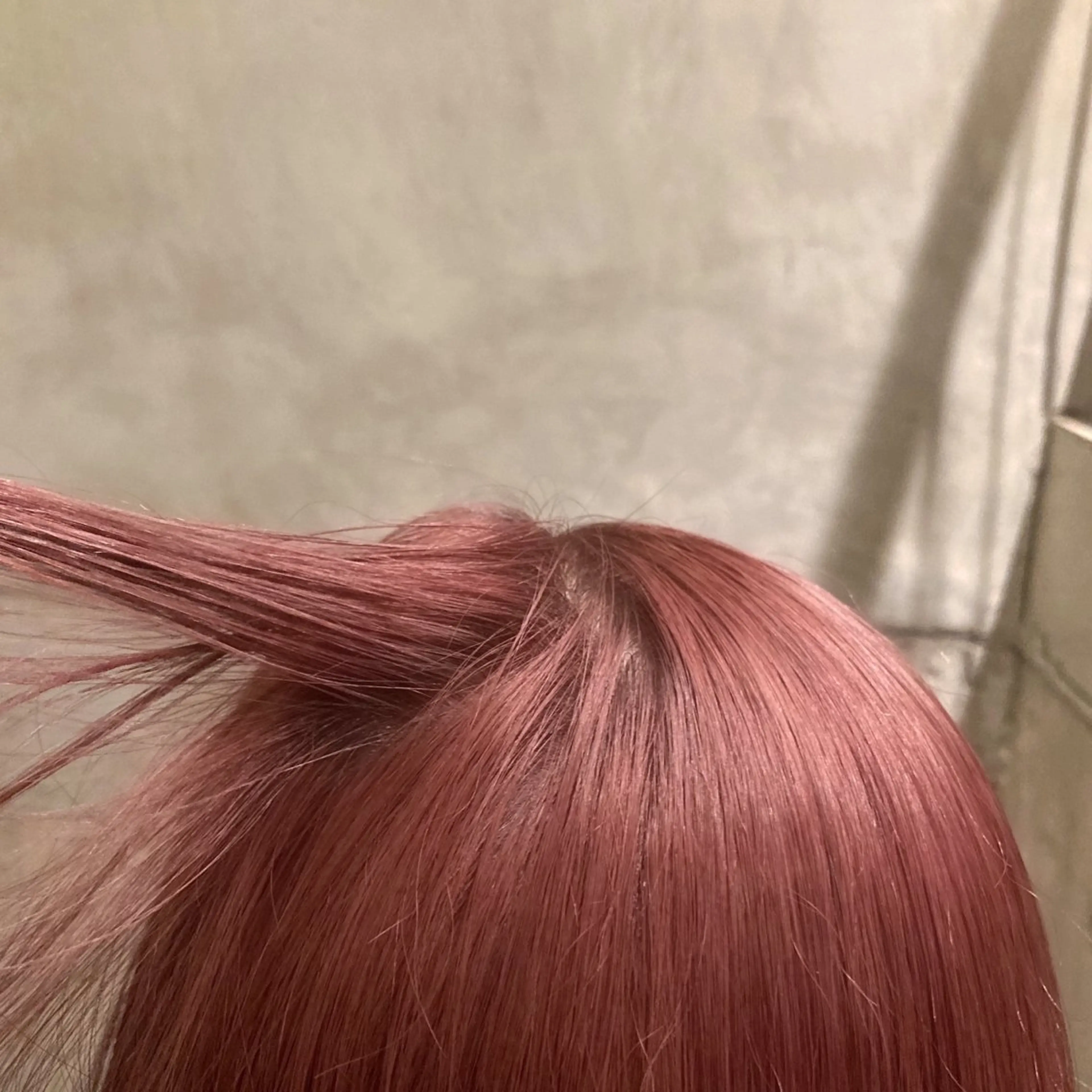 ロング カラー ブリーチ ピンクカラー ヘアカラー KANO🌷 艶カラーのヘアスタイル