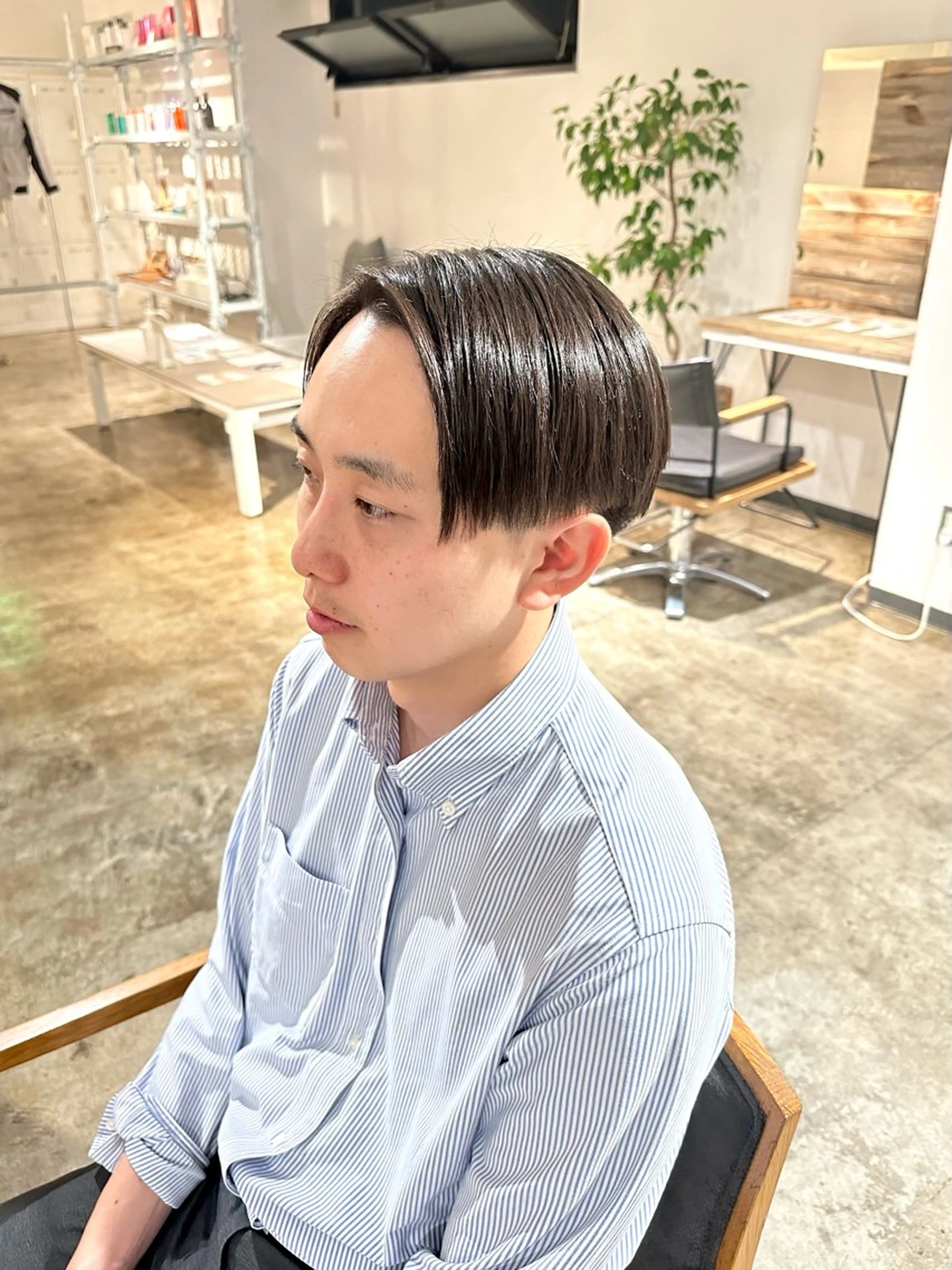 メンズ ビジネス センターパート フェードカット カット 骨格補正施術/メンズ 専門美容師/YUYAのヘアスタイル