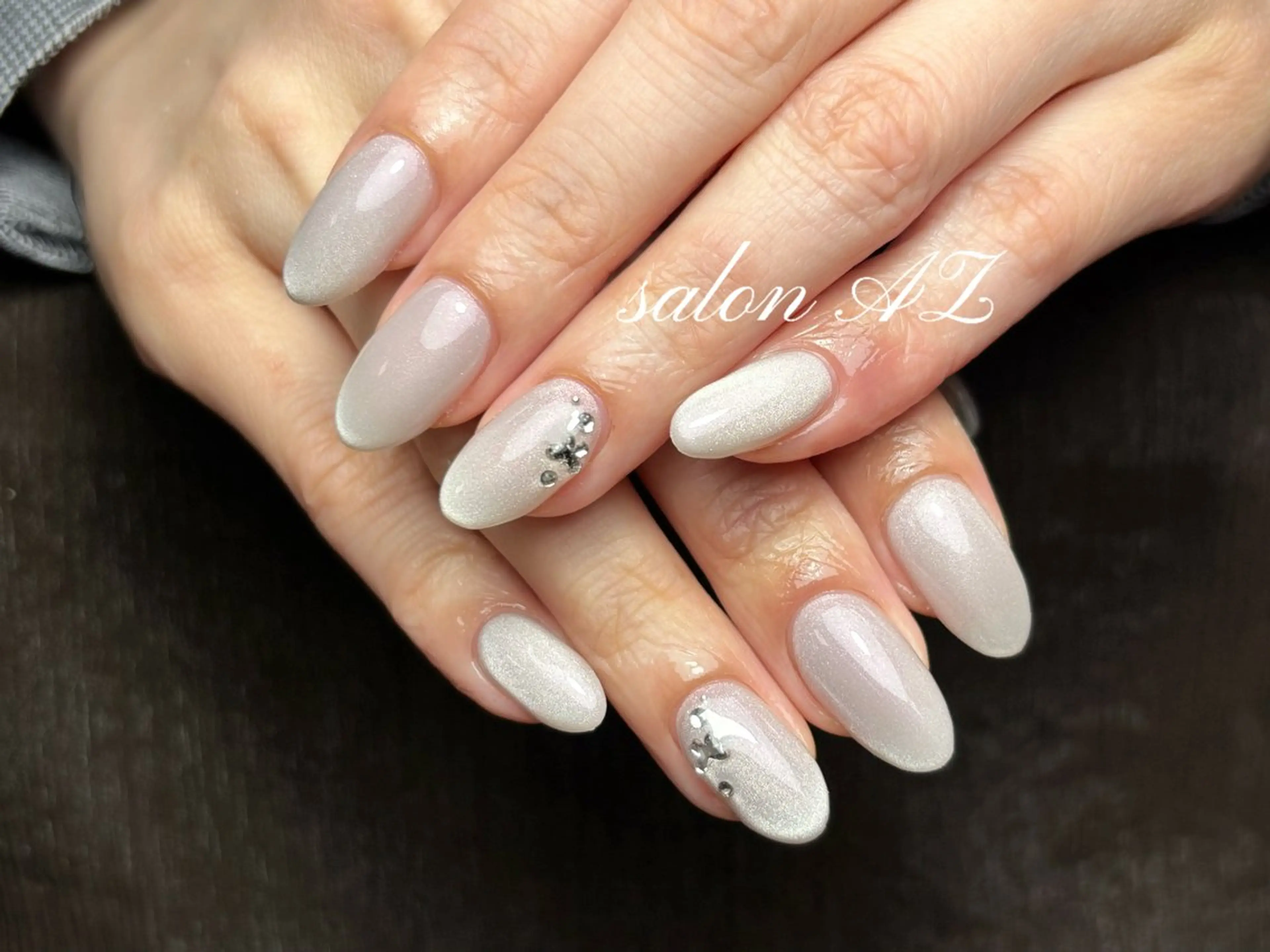 ネイル 桜ネイル 長さ出し フットネイル フレンチネイル ジェルネイル salon AZのネイルデザイン