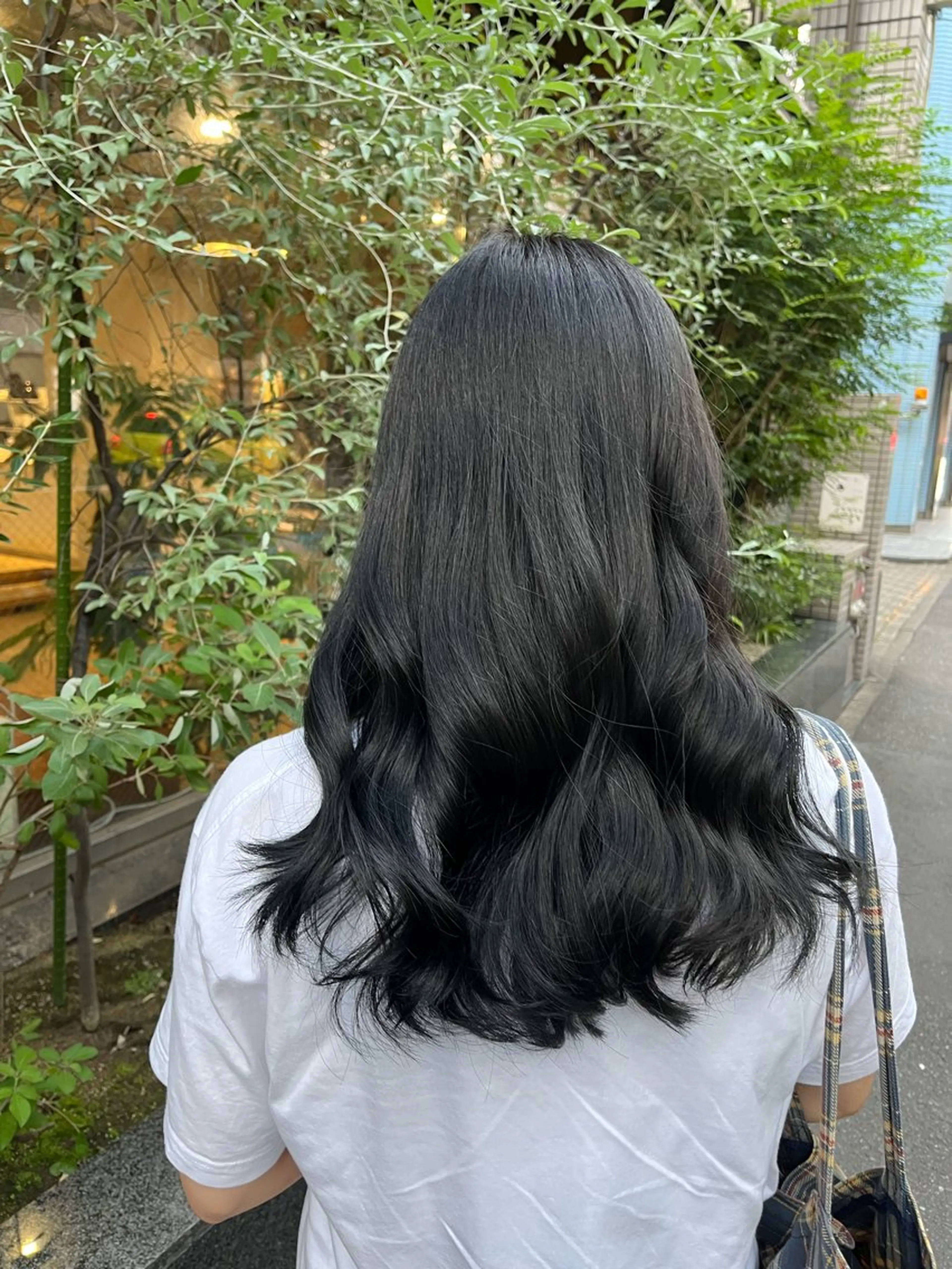 カラー カット ヘアカラー えんぐちとも／透明感 カラー／博多ボブのヘアスタイル