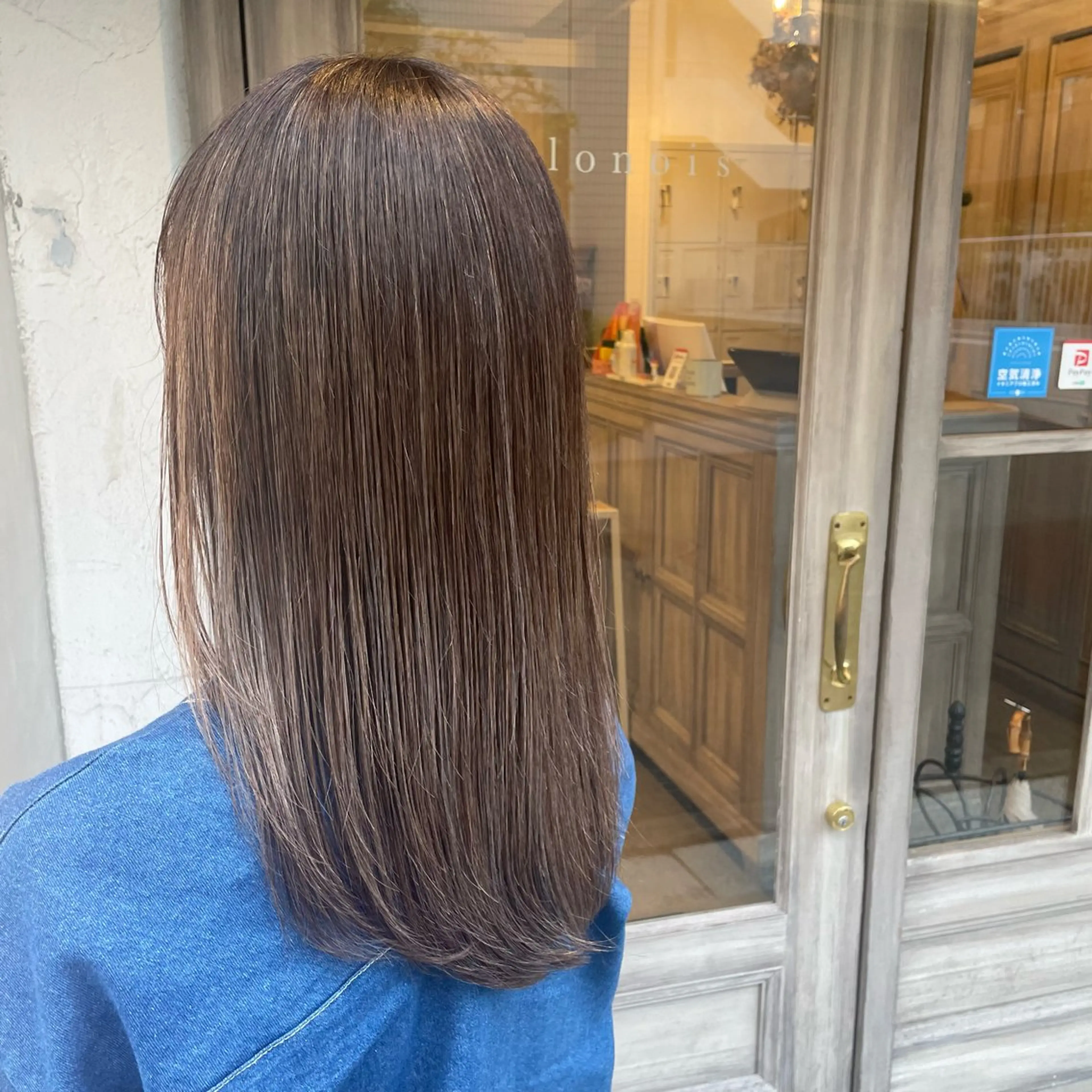 ロング カット ヘアカラー 【脱白髪染め】【髪質 改善】仲井槙一のヘアスタイル