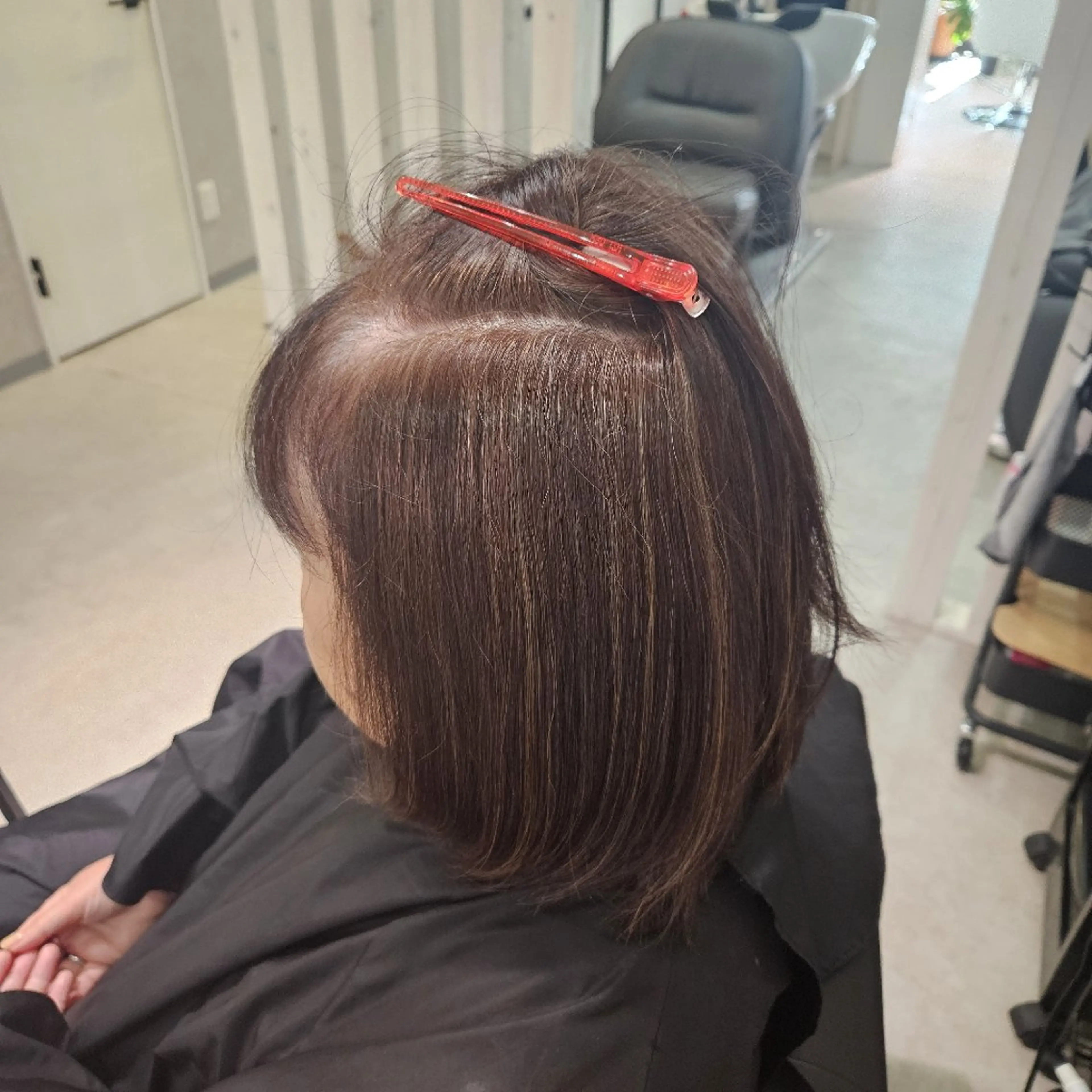 カラー ミディアム ハイライトカラー ハイライト 髪質改善/白髪ぼかし SHIONのヘアスタイル