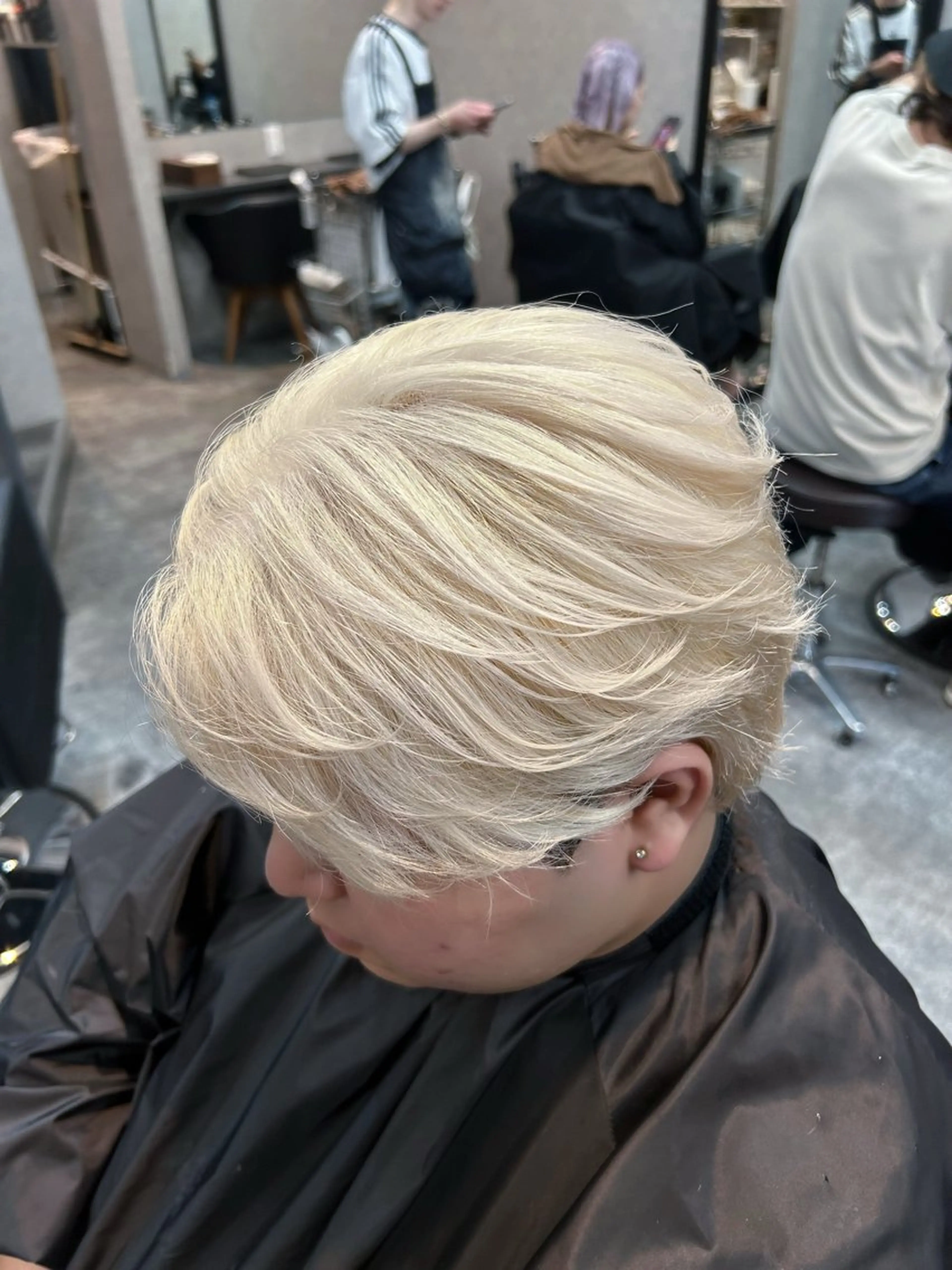 カラー メンズ miharu‪‪/ ハイトーン/複雑履歴のヘアスタイル