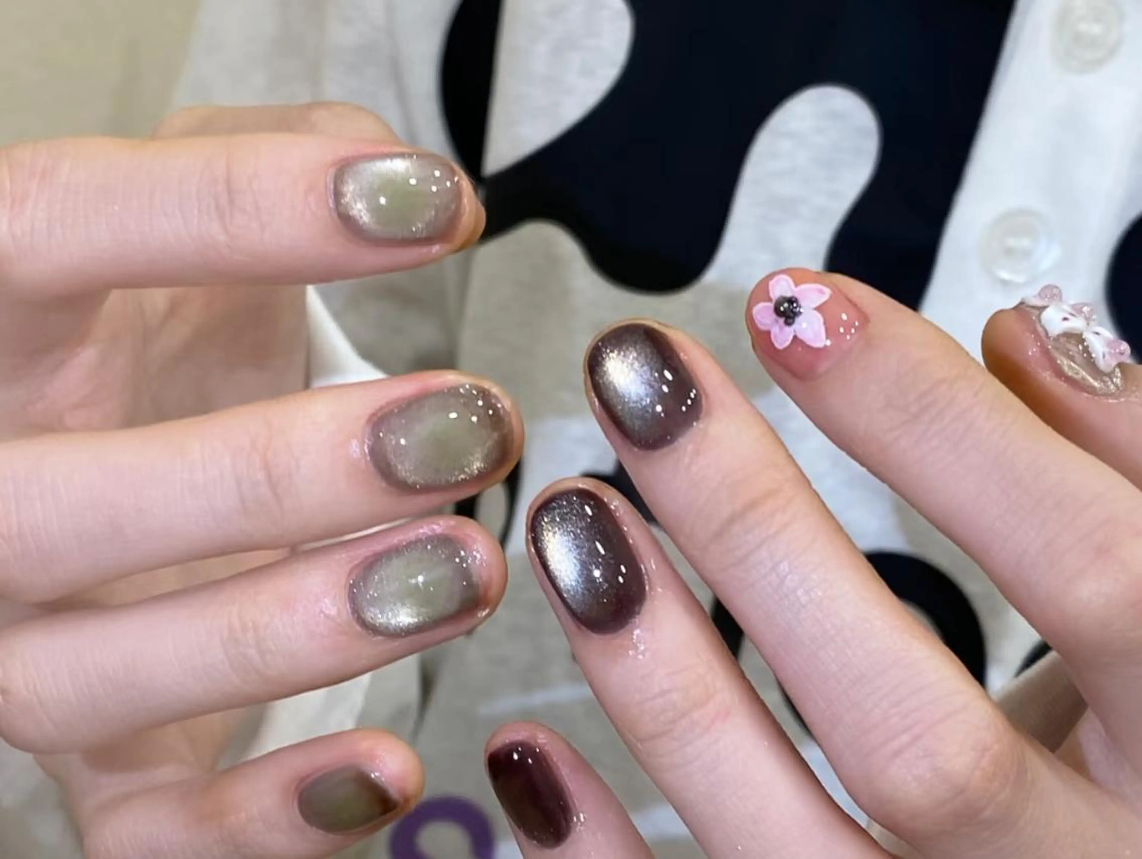 ネイル ハンドネイル By moonネイル 🌷ワンホン/韓国風のネイルデザイン