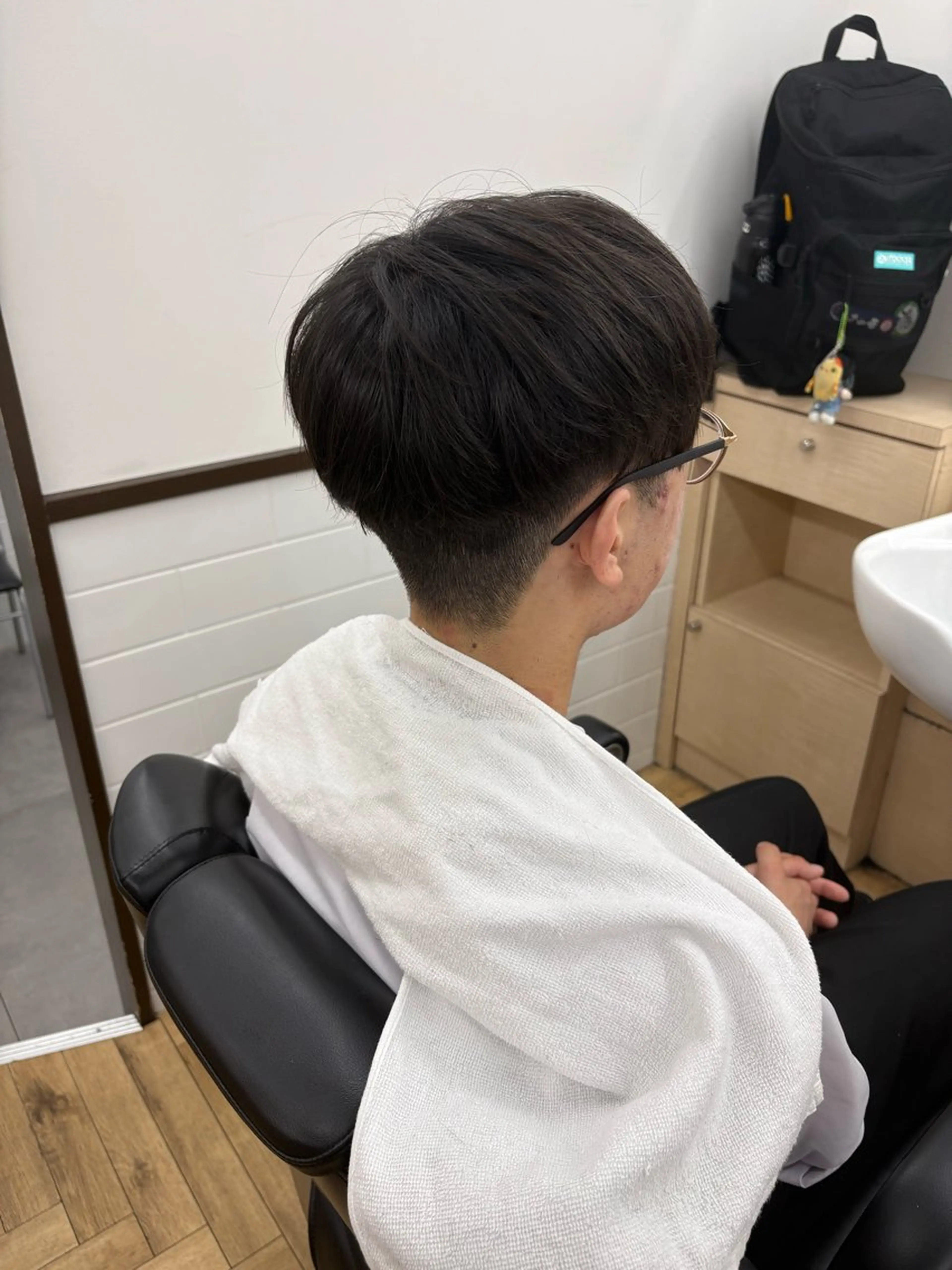 ミディアム 松並 一波のヘアスタイル