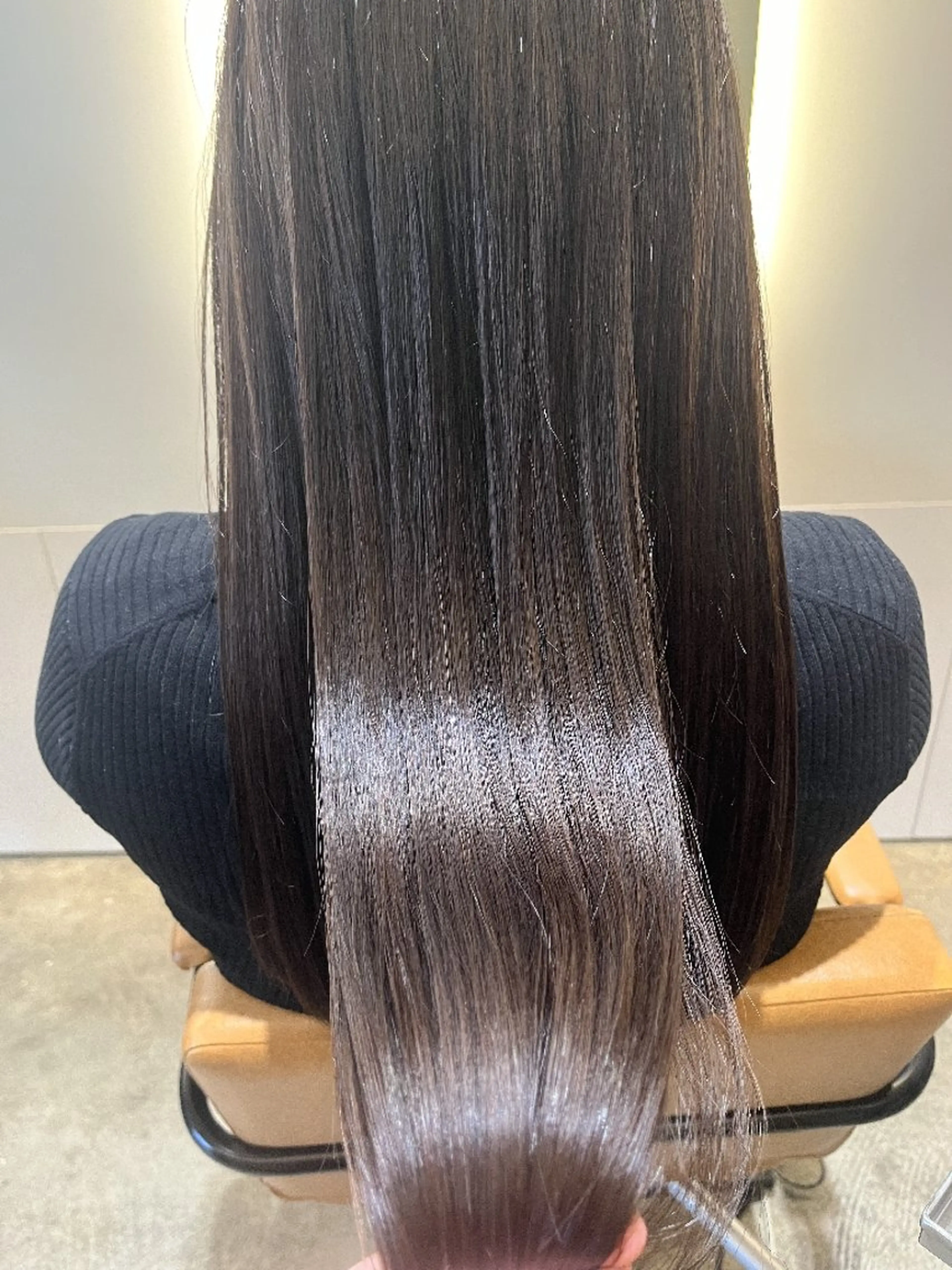 ロング 伸ばしかけ 似合わせカット 中野渡 真利那のヘアスタイル