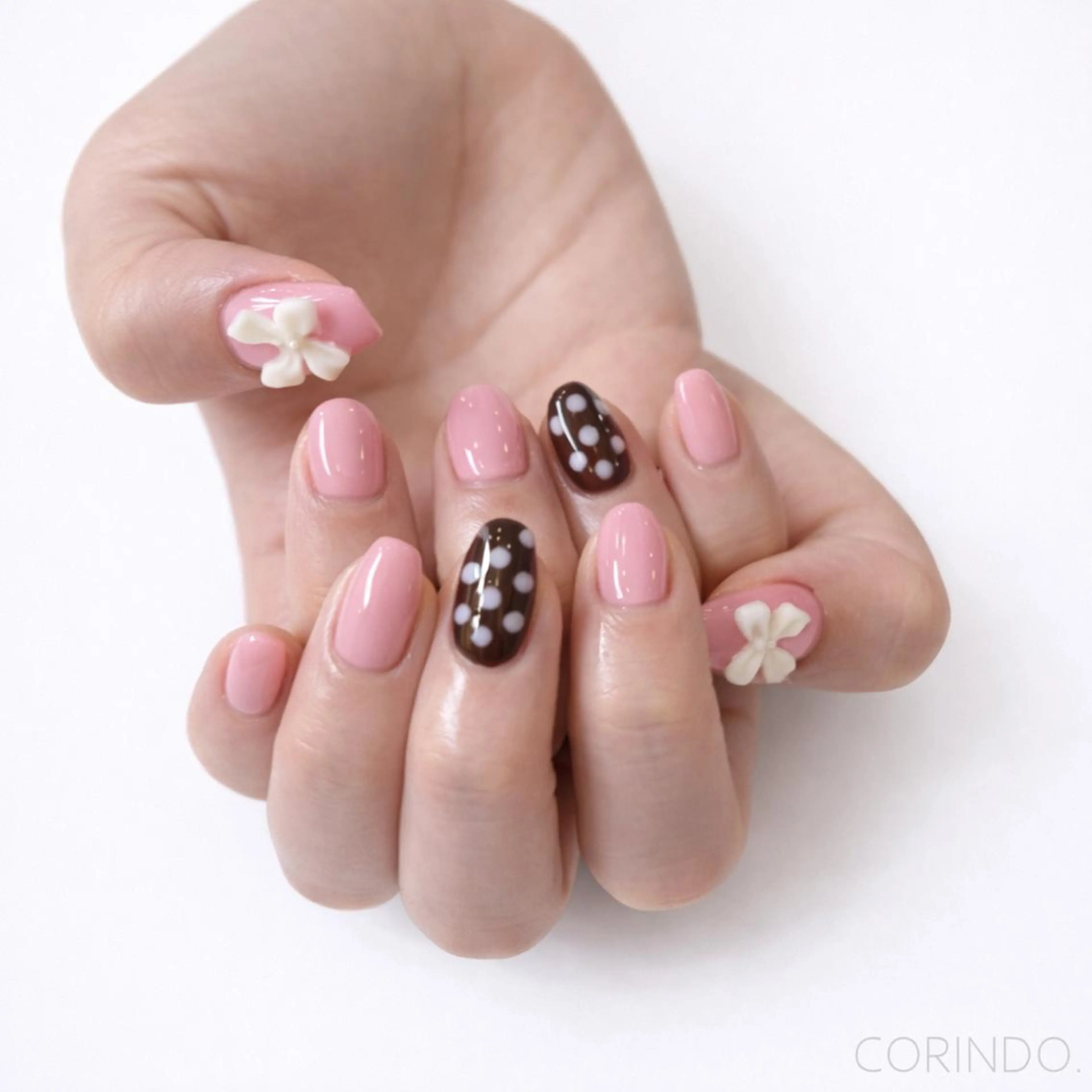 ネイル ワンカラーネイル リボン ハンドネイル 🌸PC診断×ネイル 垢抜け専門 SARAのその他イメージ