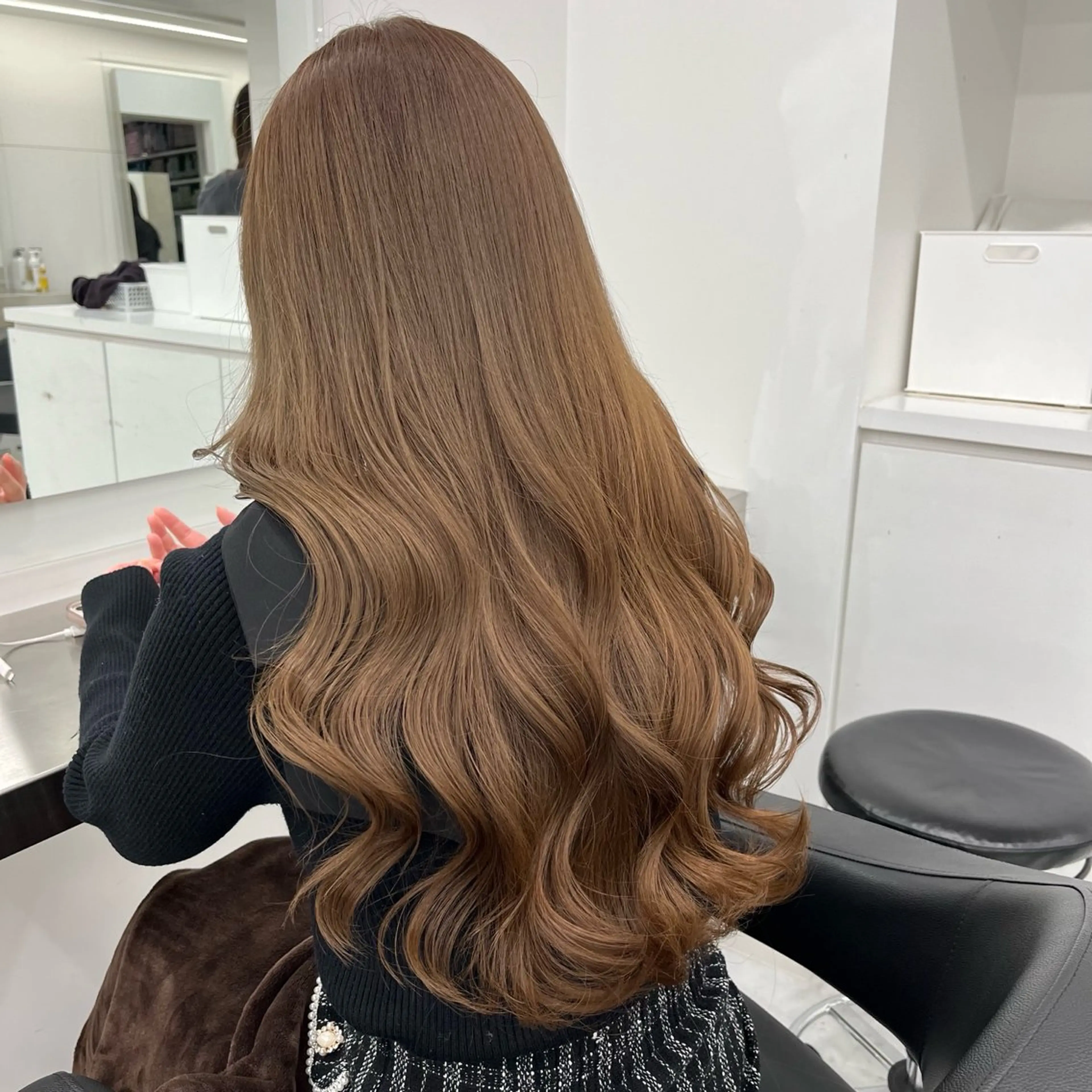 ロング カラー カット ヘアカラー 中韓レイヤー/ ブラウン🤎はやとのヘアスタイル