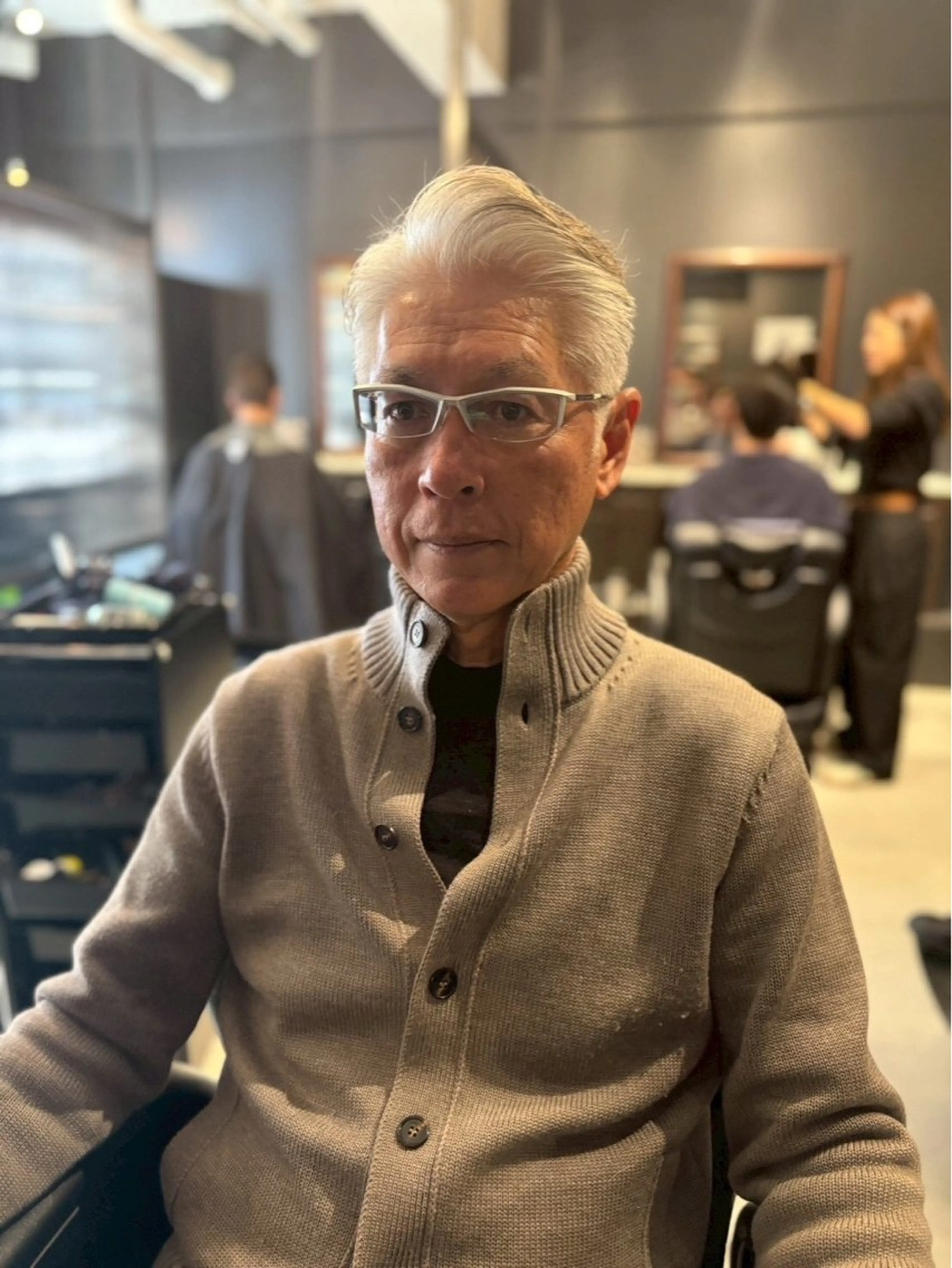 ショート メンズ 岡 魁のヘアスタイル