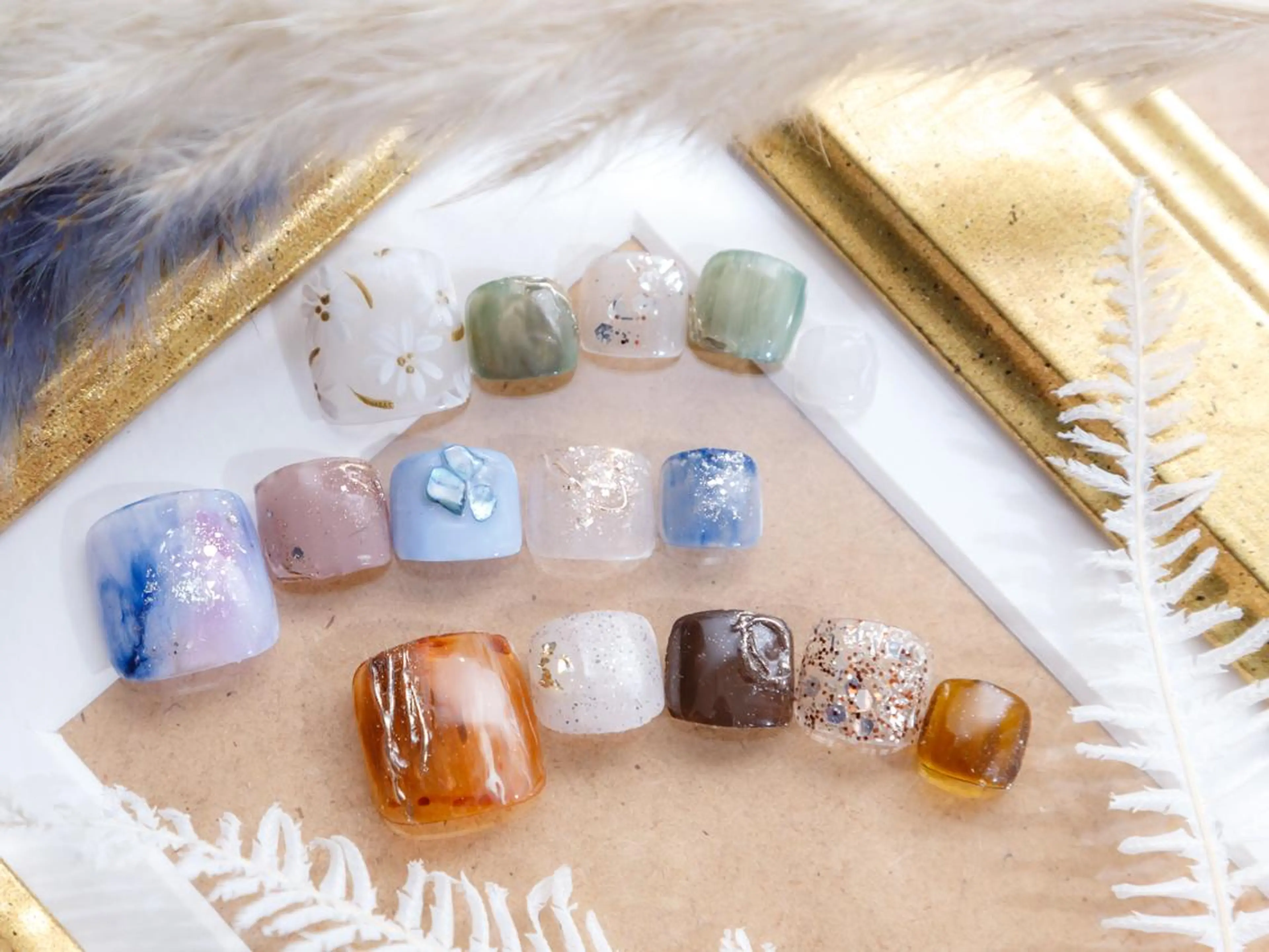 フットサンプル10本アートの写真