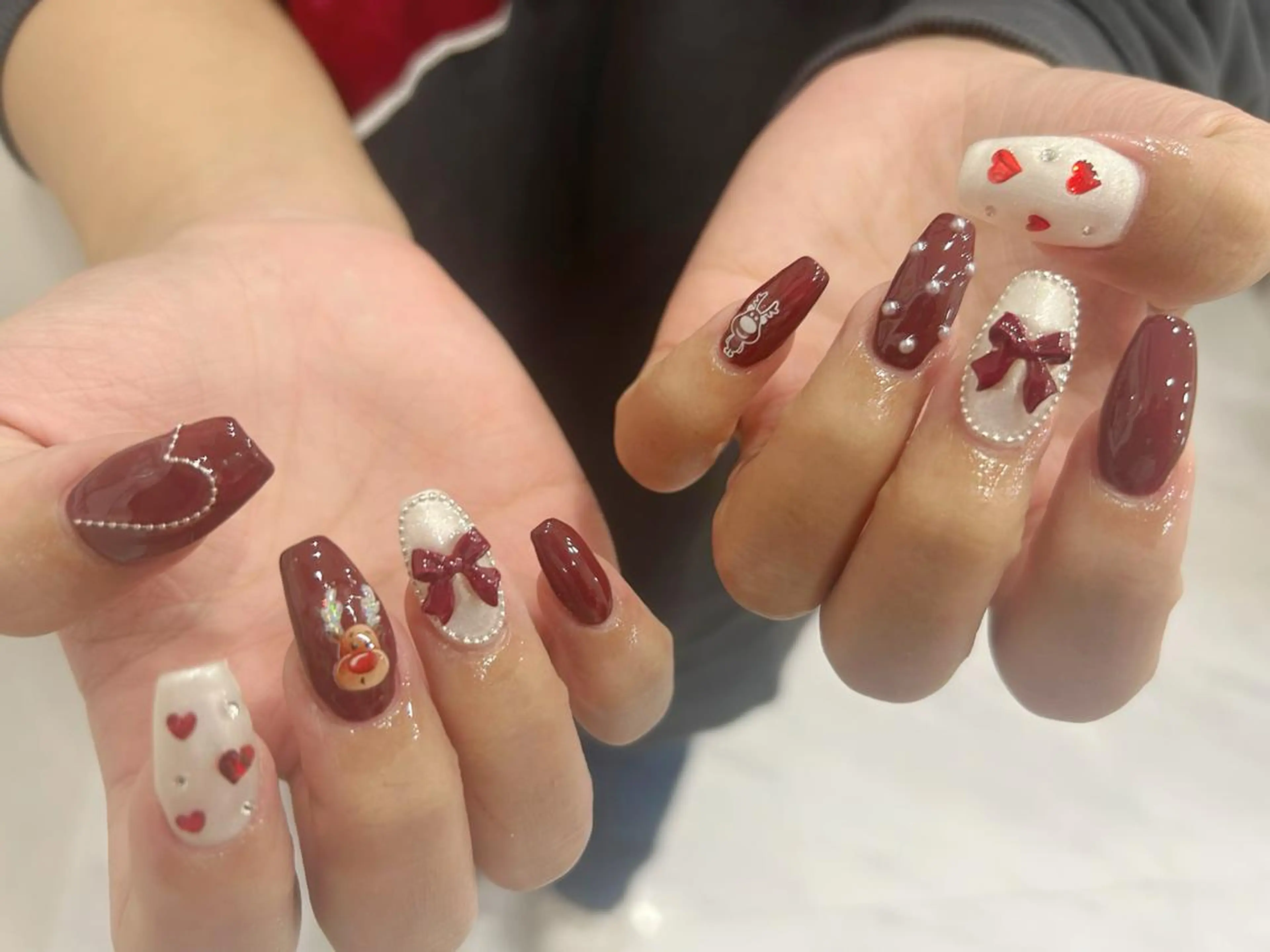 ネイル アートネイル 持ち込み ハンドネイル 🎀cute nail🎀トレンドのネイルデザイン