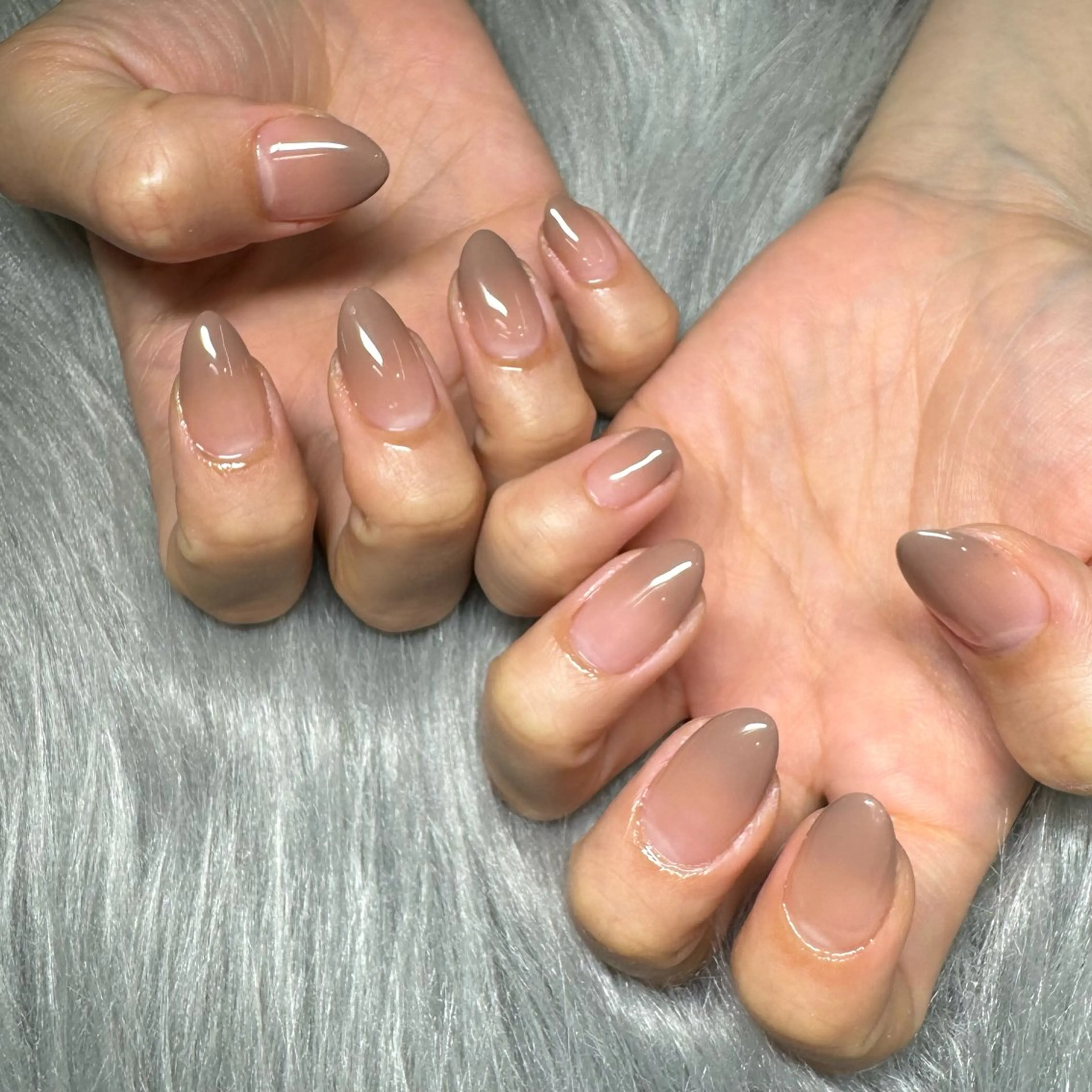 ネイル グラデーション ワンカラーネイル y's　beauty 京橋店のネイルデザイン