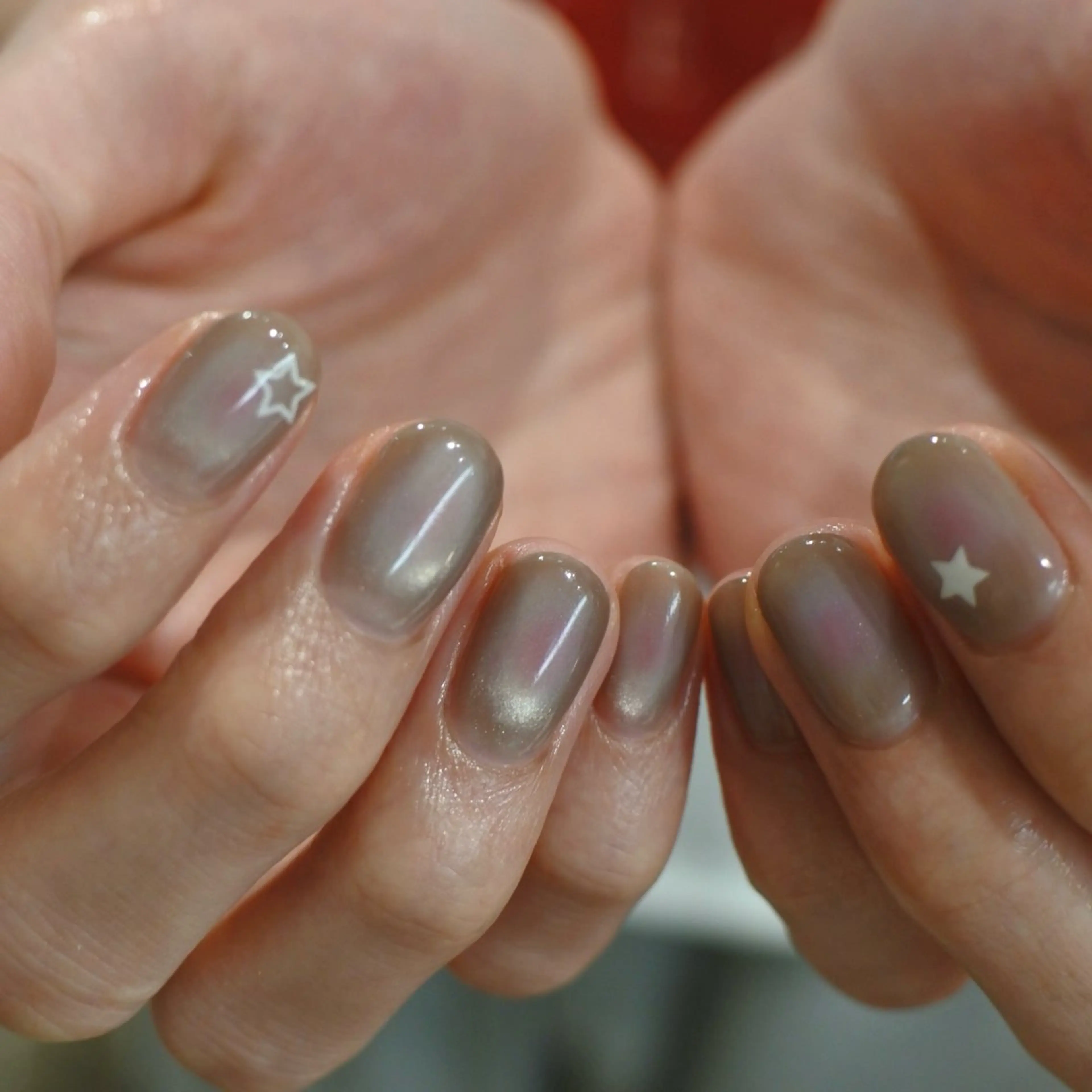 ネイル チークネイル マグネットネイル om's hinanoのネイルデザイン