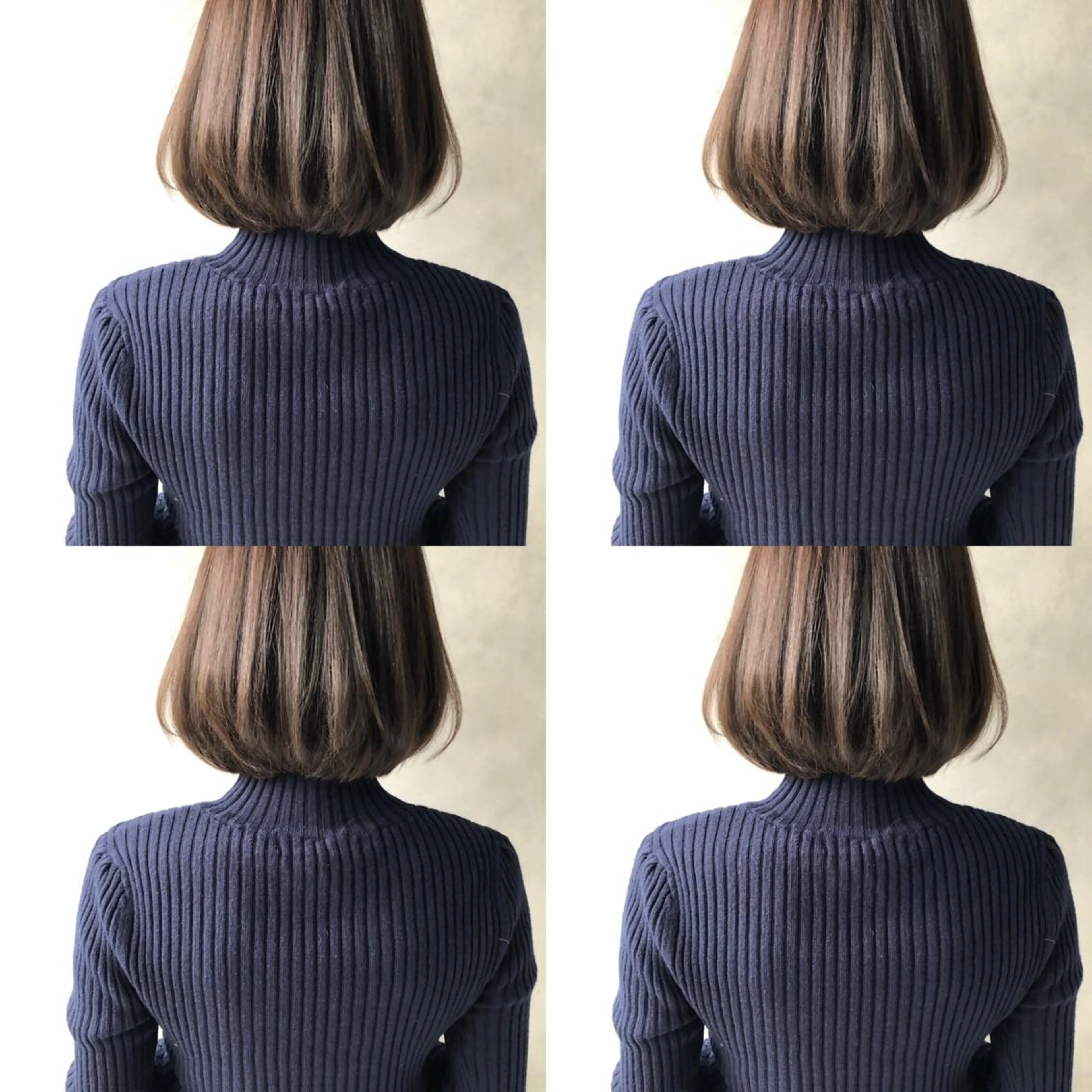 ミディアム アッシュ アッシュグレー 小澤大輔 YOLO hairのヘアスタイル