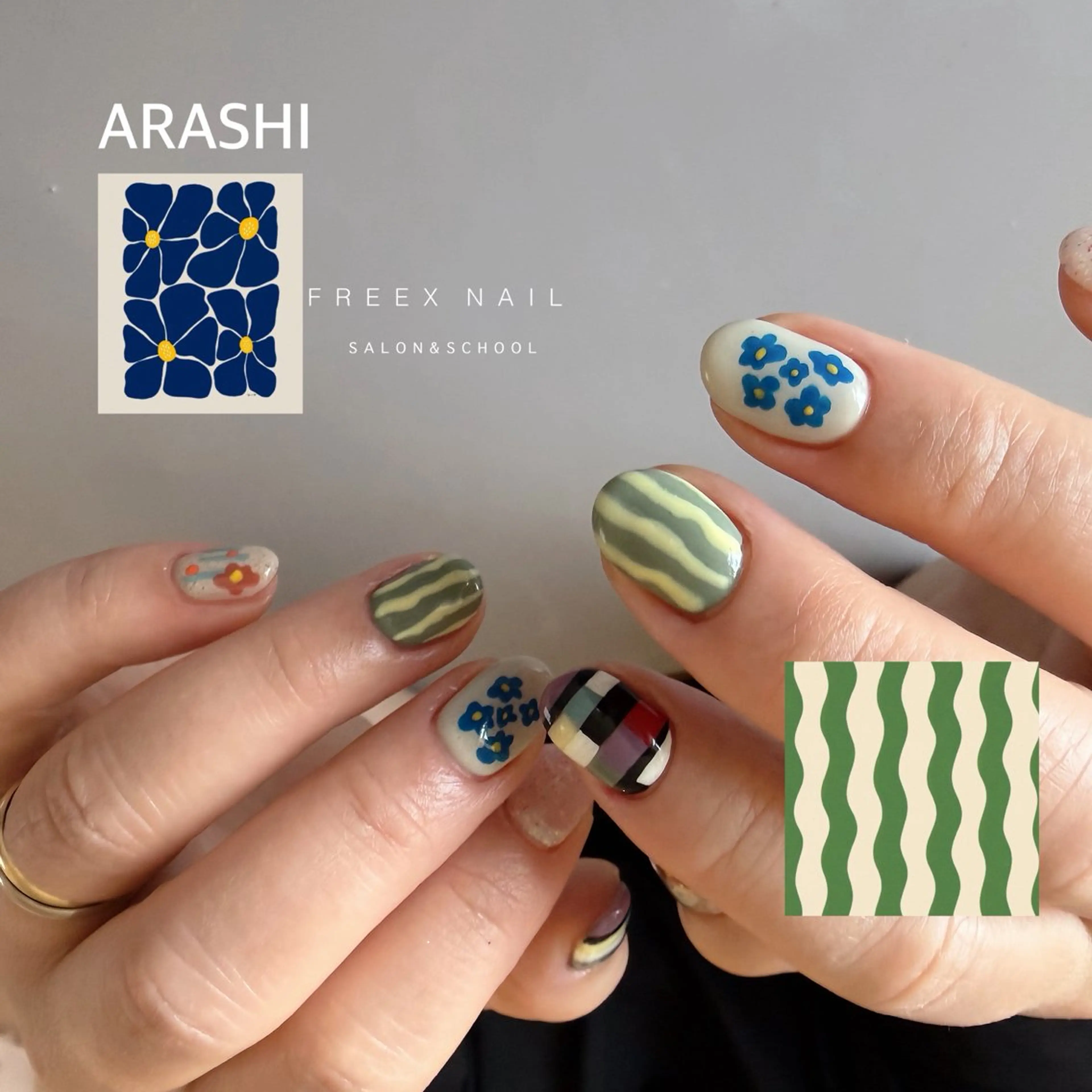 ネイル アートネイル ハンドネイル freex nail /ニュアンス/個性派のネイルデザイン