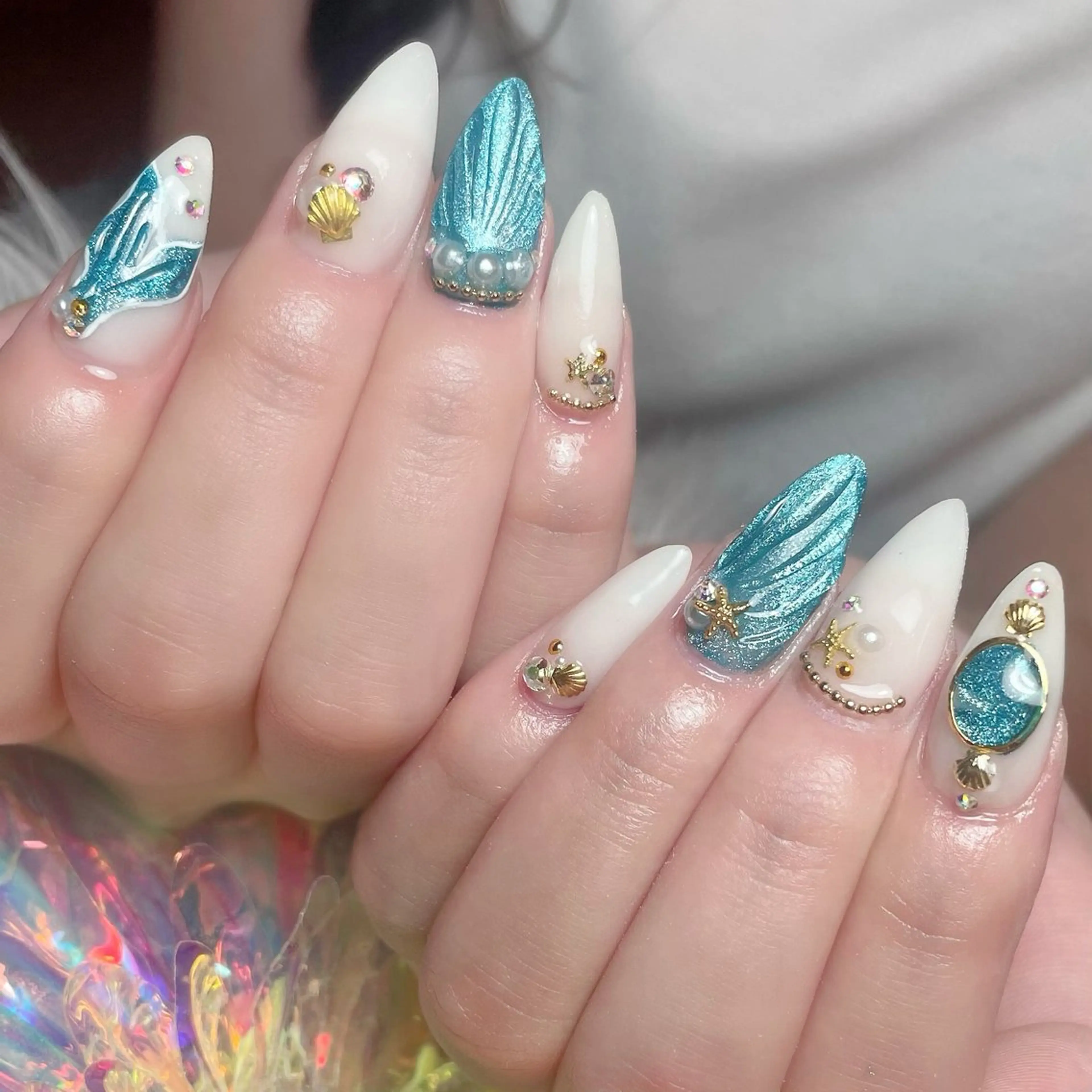 ネイル ハンドネイル Feel ‪‪☺︎‬Yuriaのネイルデザイン