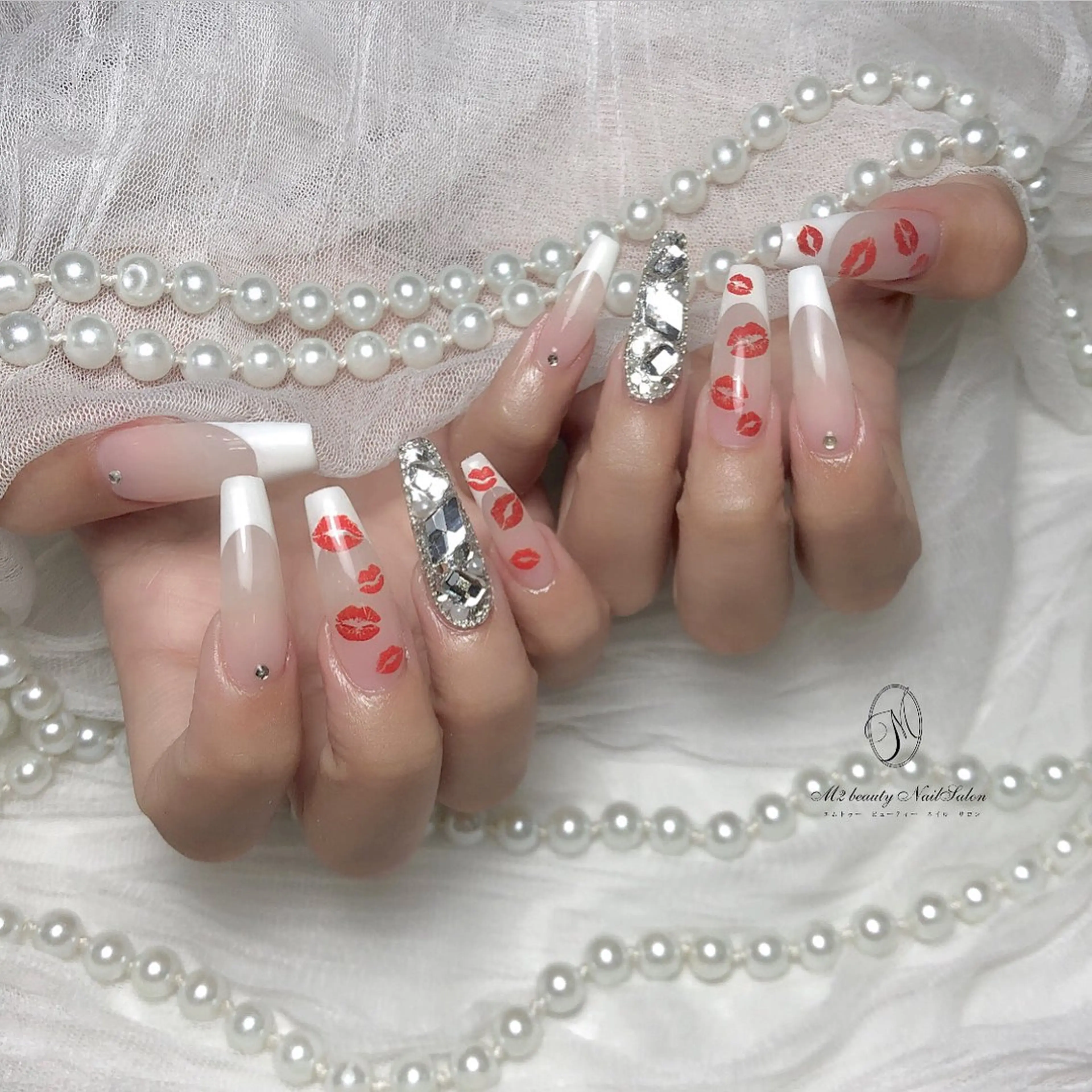 ネイル 長さ出し ジェルネイル パラジェル スカルプネイル ネイルチップ ハンドネイル M2 beauty Nankaのネイルデザイン