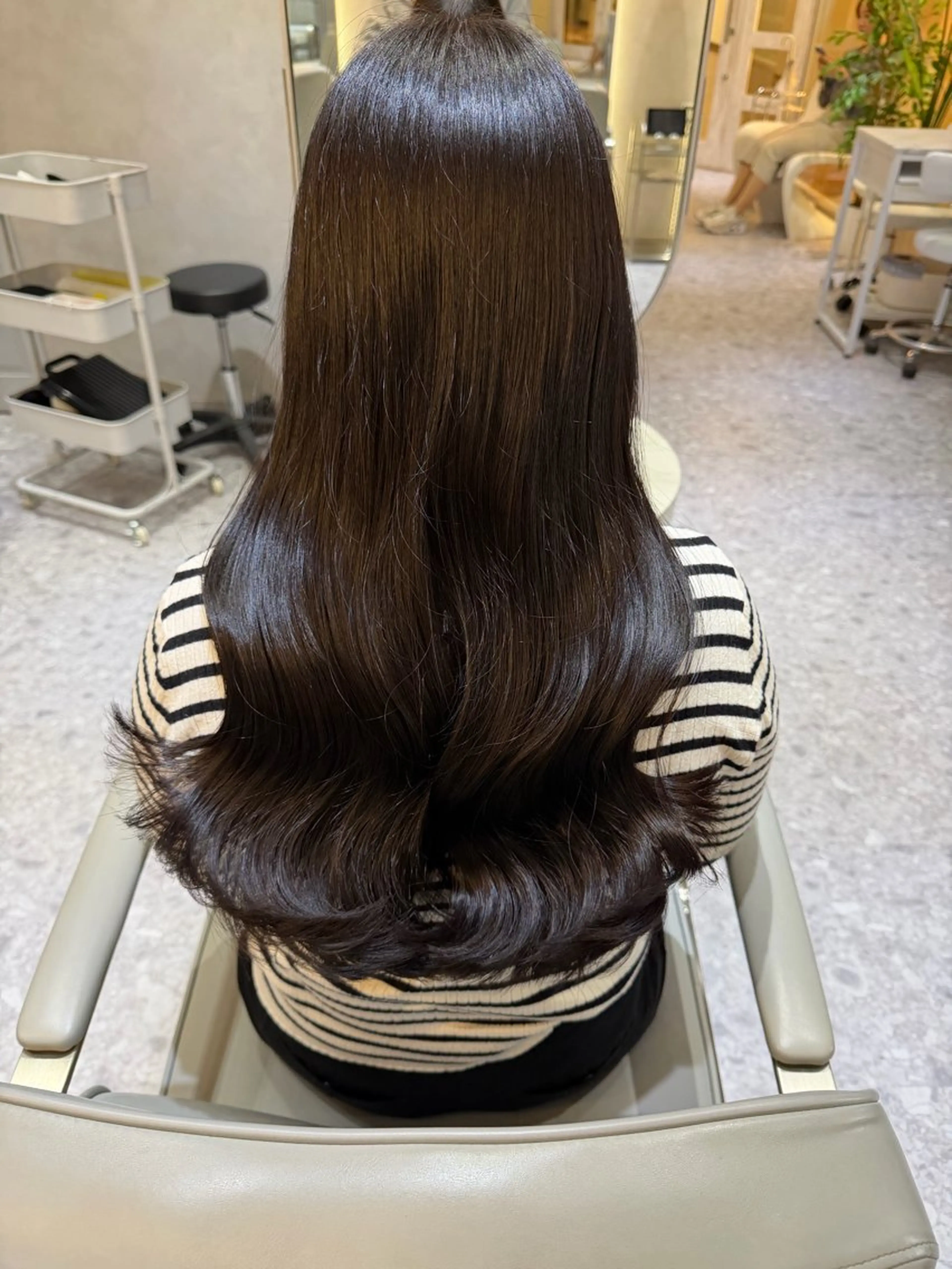 ロング カラー カット ヘアカラー トリートメント 🎀髪質改善/艶髪/ 艶カラー🎀浅田涼風のヘアスタイル