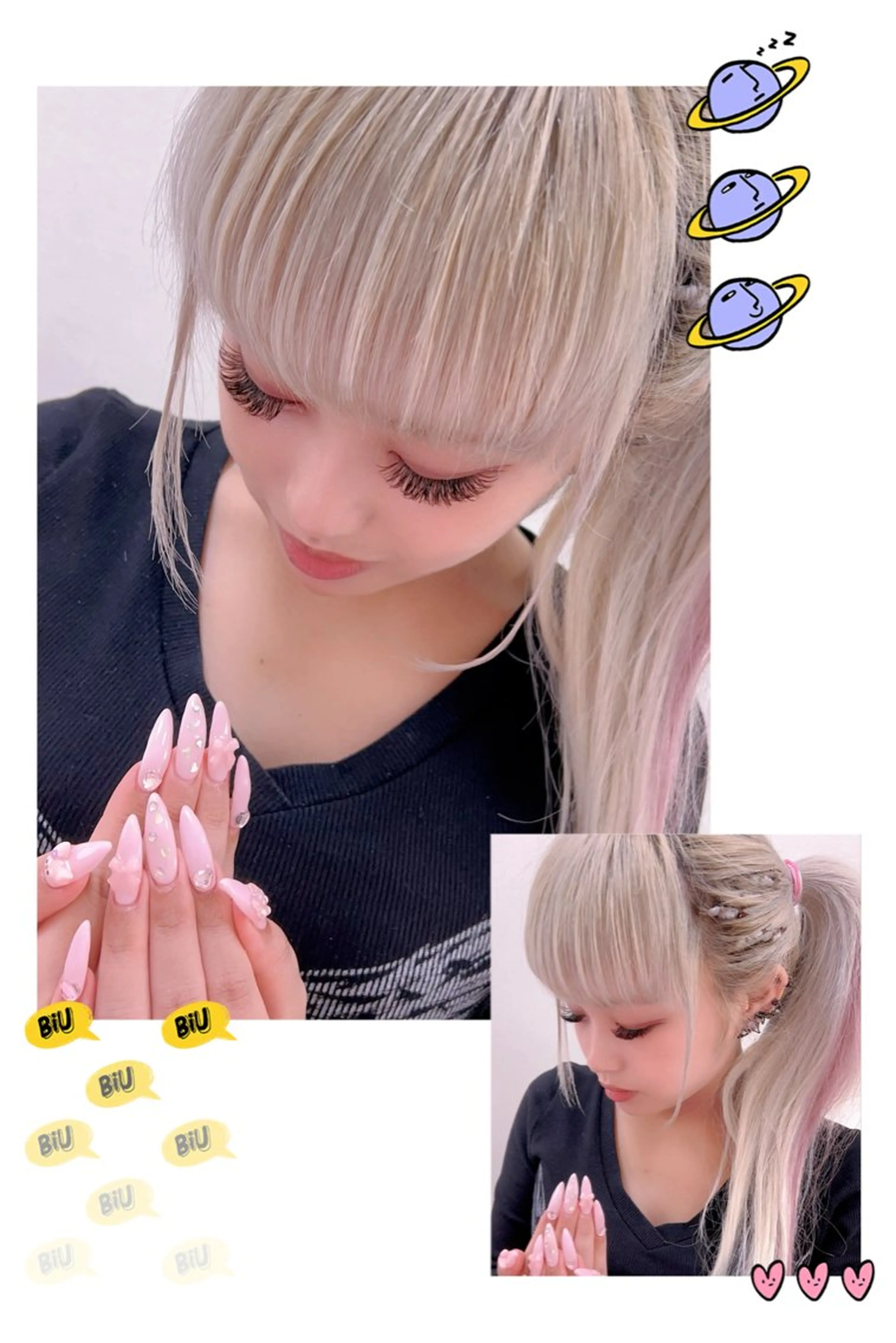 ネイル はぴねす所属・横浜 美夢のネイルデザイン