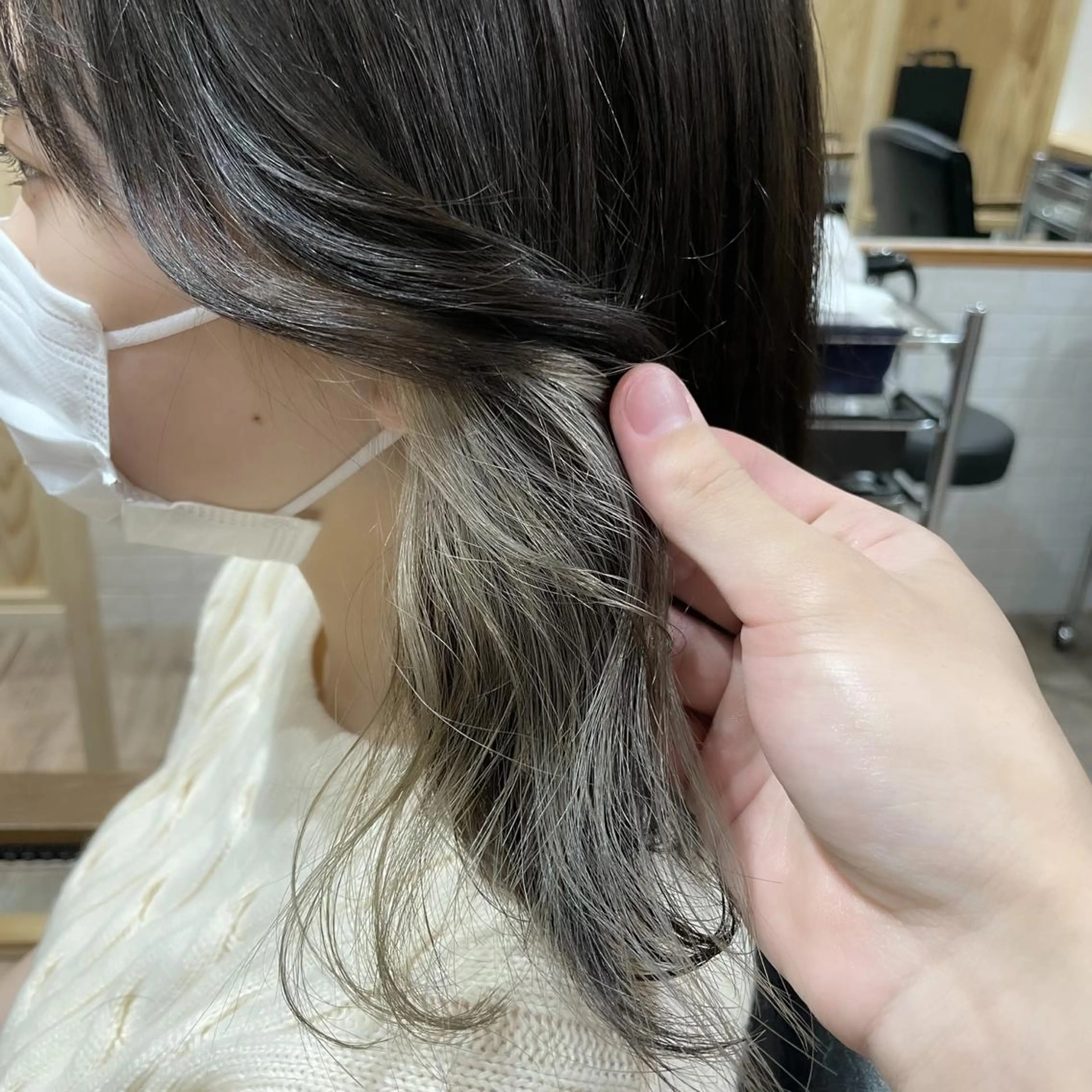 セミロング ヘアカラー Selene 難波店　HIROKIのヘアスタイル