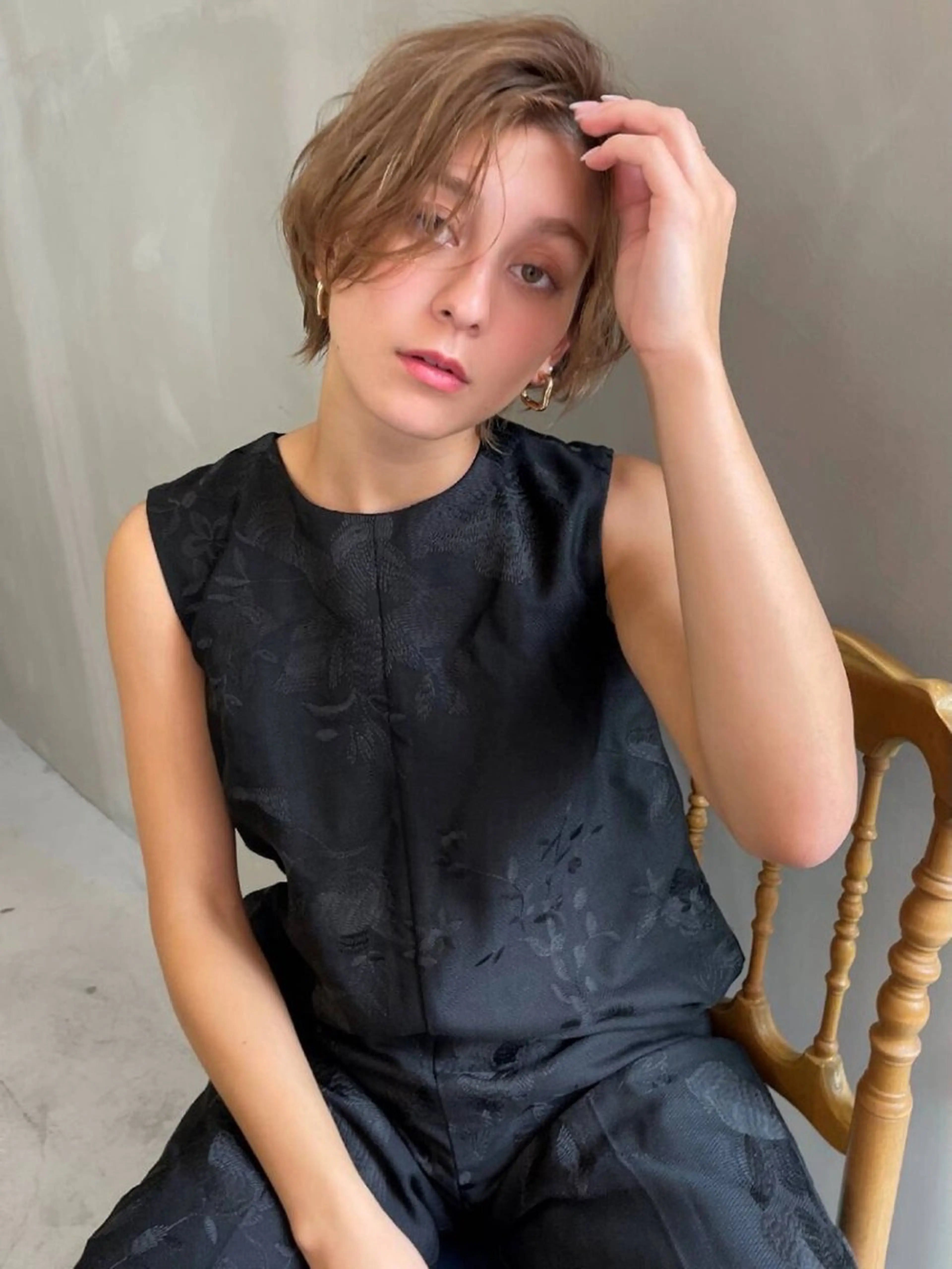 ショート カラー ショート/ボブ/ 心斎橋/宮脇美奈のヘアスタイル