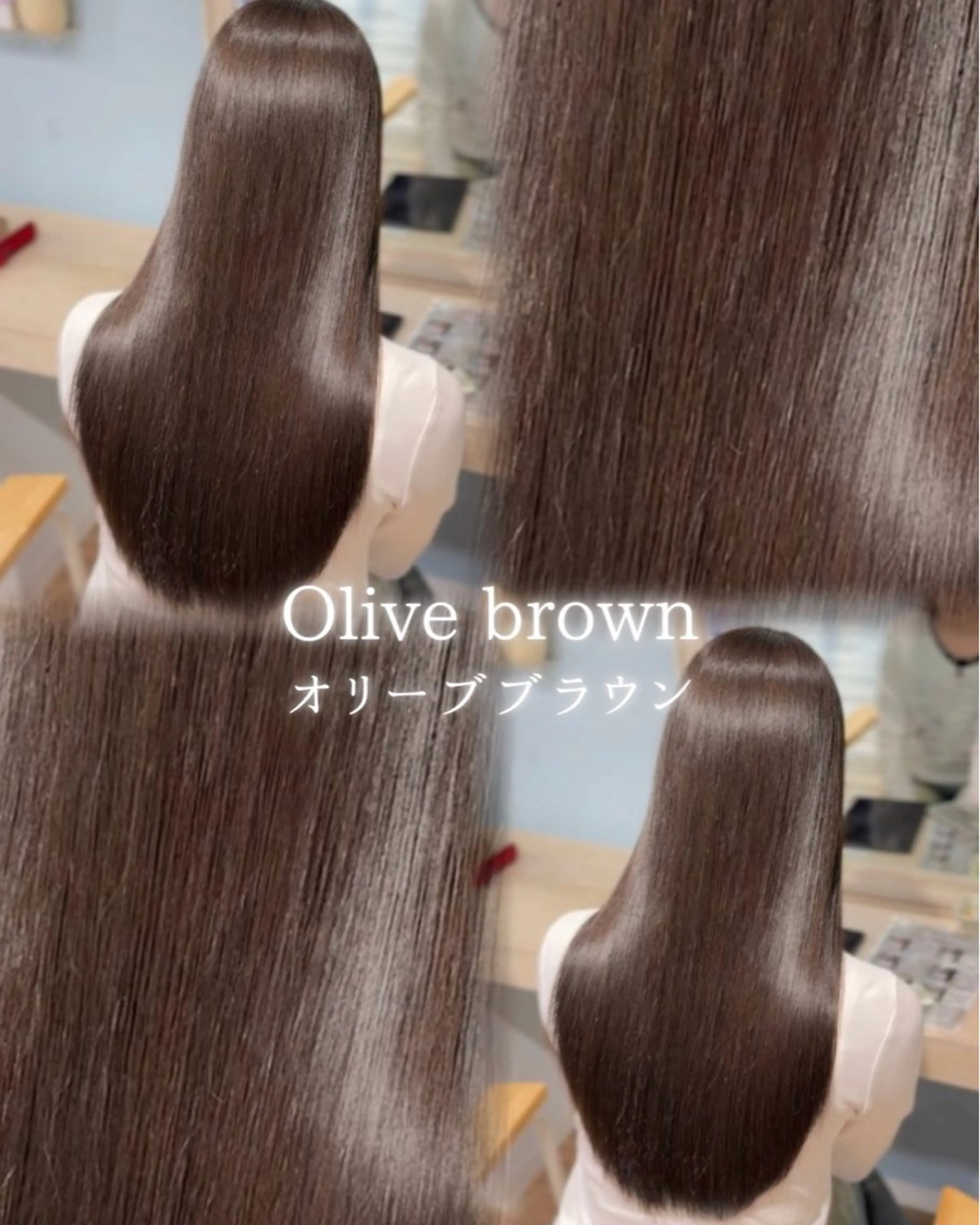 ロング カラー カット ヘアカラー トリートメント honoka/レイヤ ー/艶感カラー/韓国のヘアスタイル