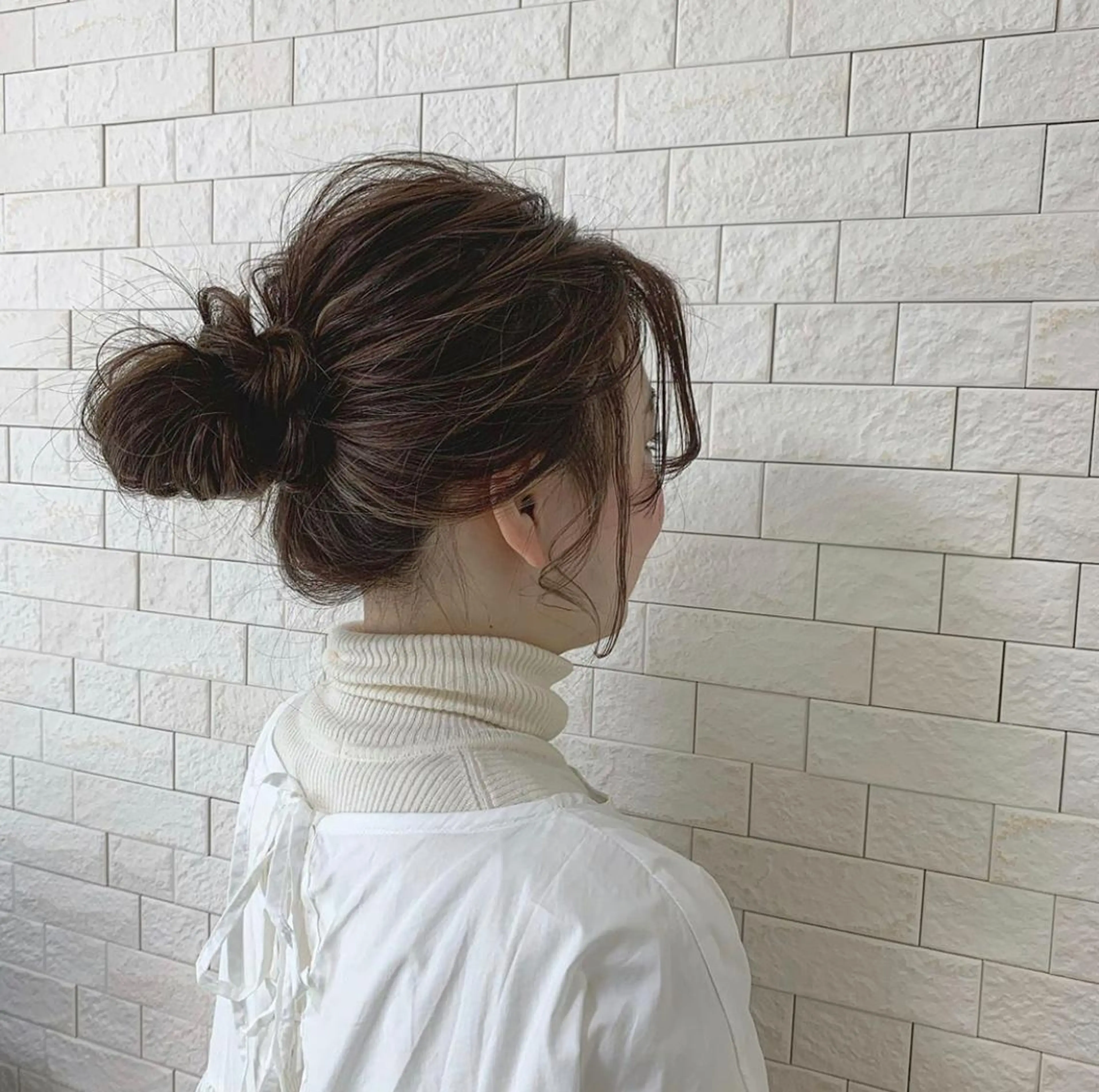 ロング カラー ヘアアレンジ 似合わせ＋韓国カット ニシヤマ　マイのヘアスタイル