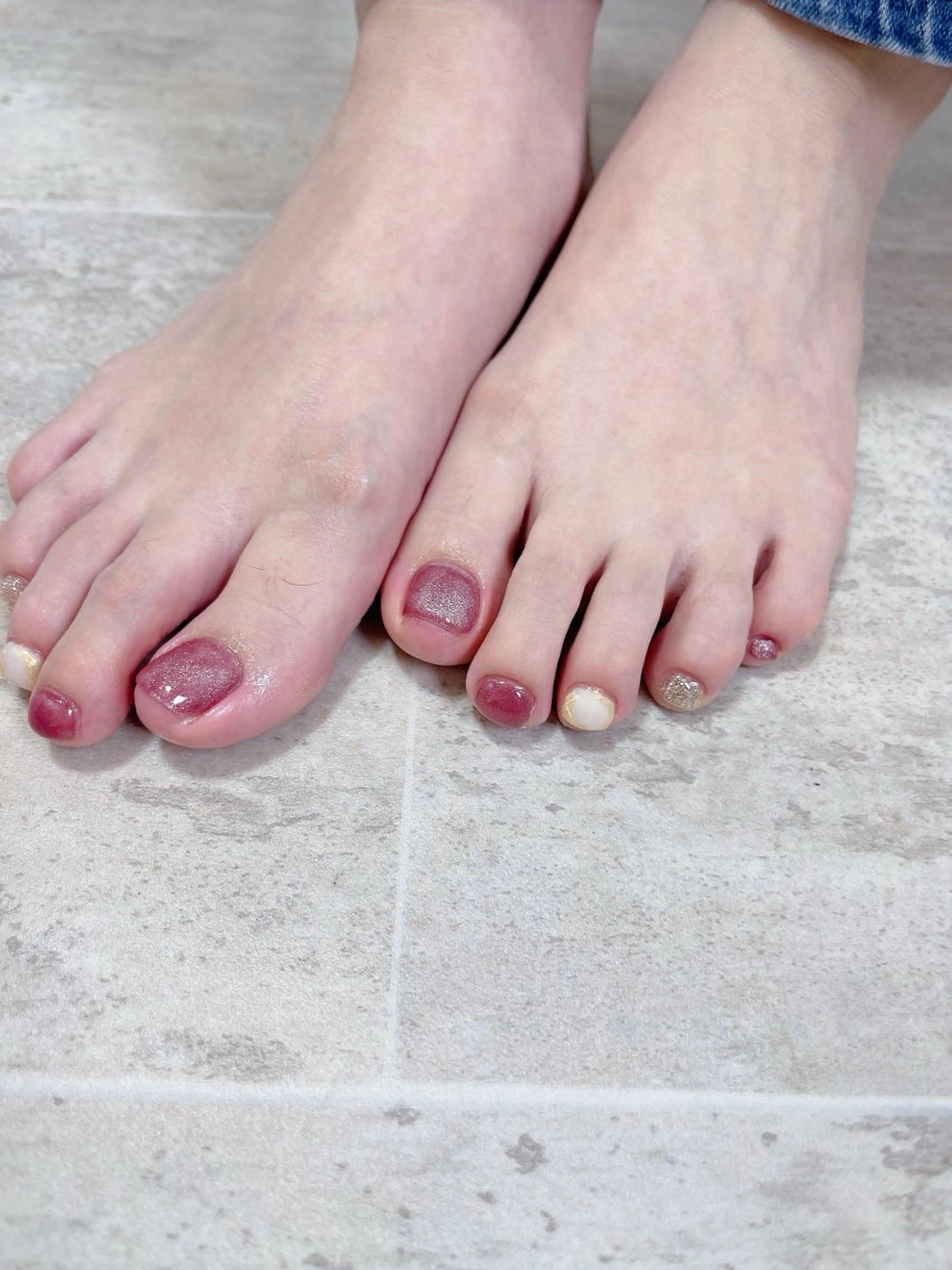 ネイル フットネイル フットネイル おうちサロン by maururuのネイルデザイン