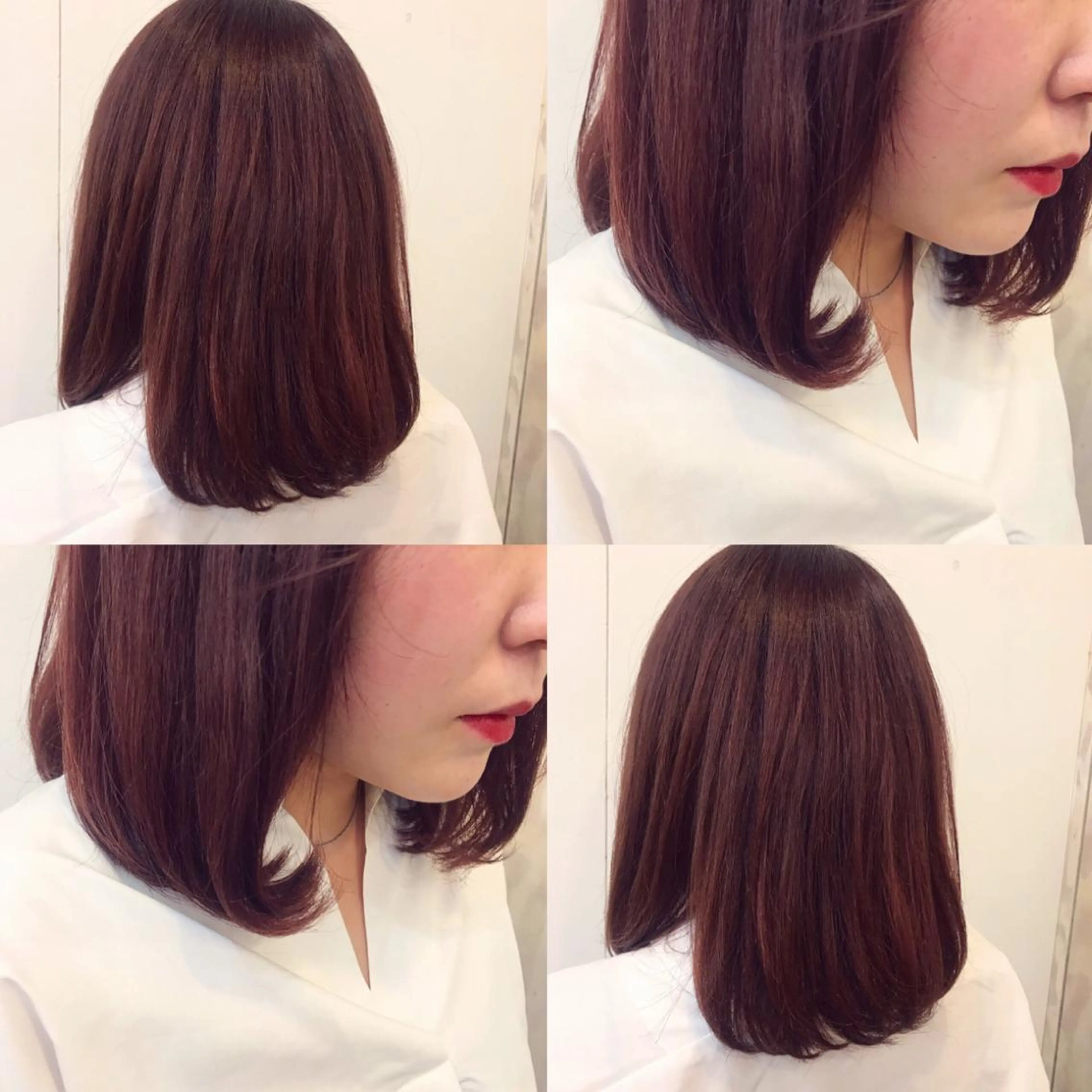 ミディアム カラー 🪭risa 暖色/レイヤー🪭のヘアスタイル