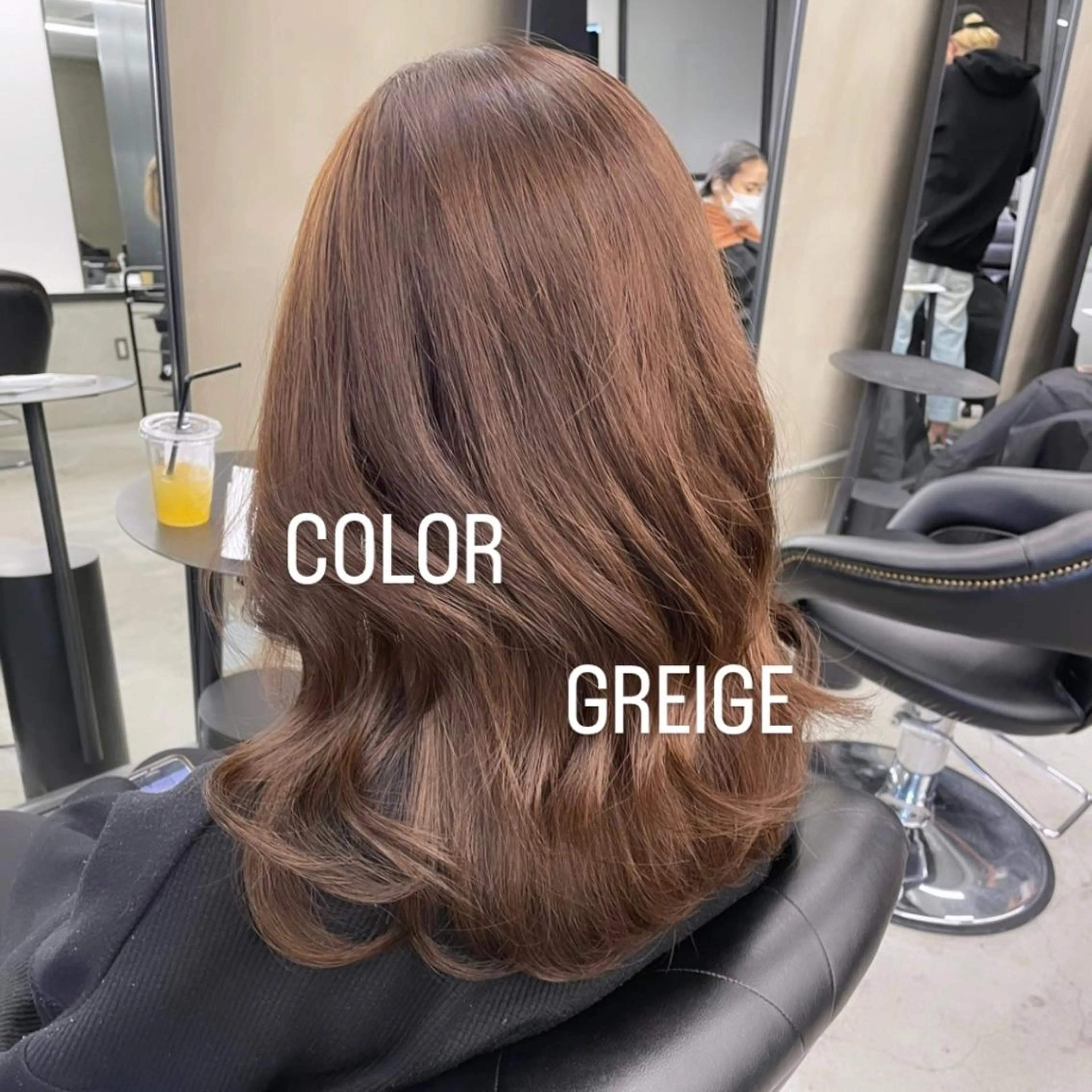 セミロング カラー ヘアカラー トリートメント エクステ🩵ブリーチ 韓国ヘア🩵KAEのヘアスタイル