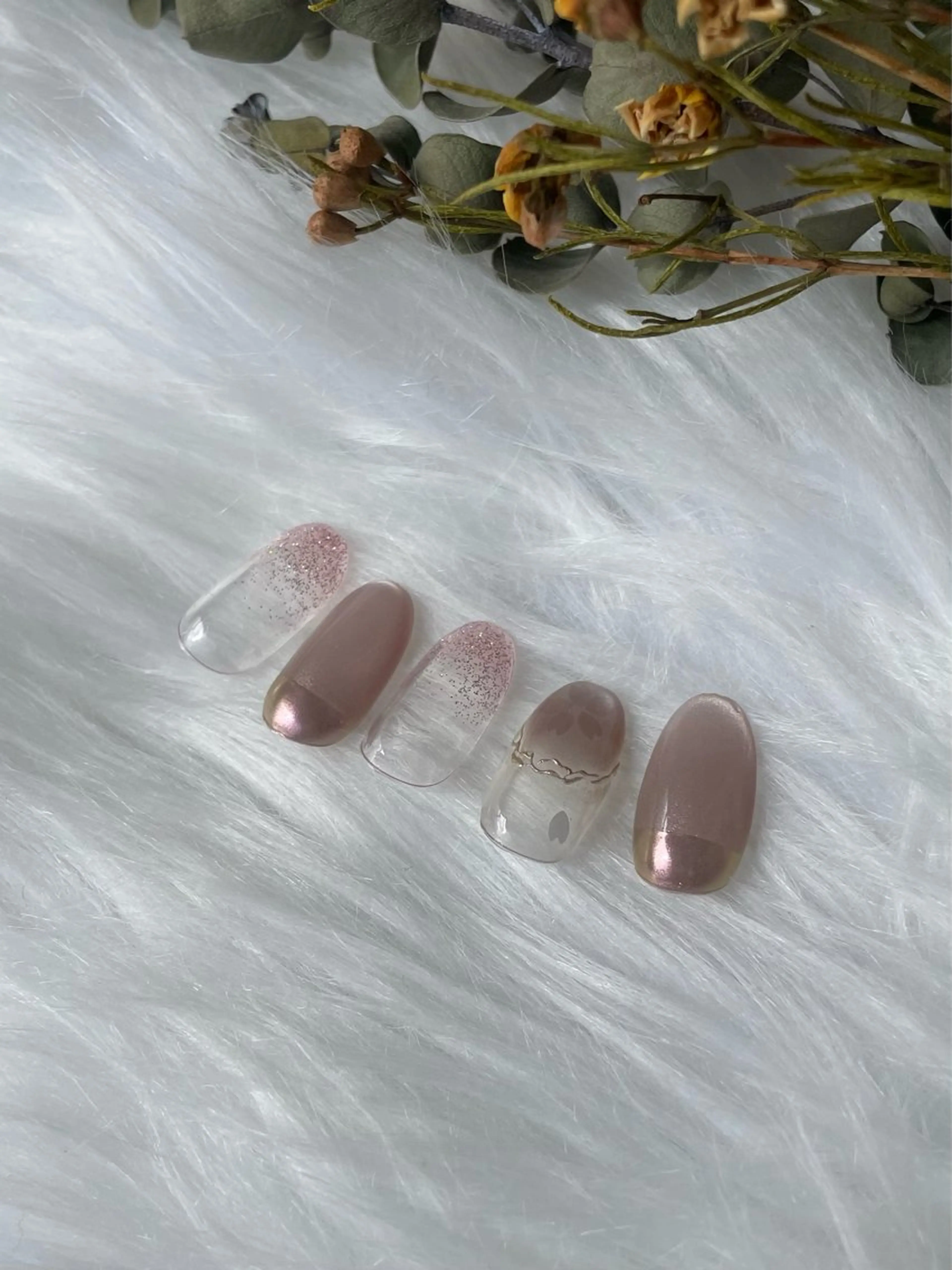 ネイル ブルー フラッシュネイル 氷ネイル・うるうるネイル キラキラネイル マグネットネイル ハンドネイル timtam --sakiのネイルデザイン