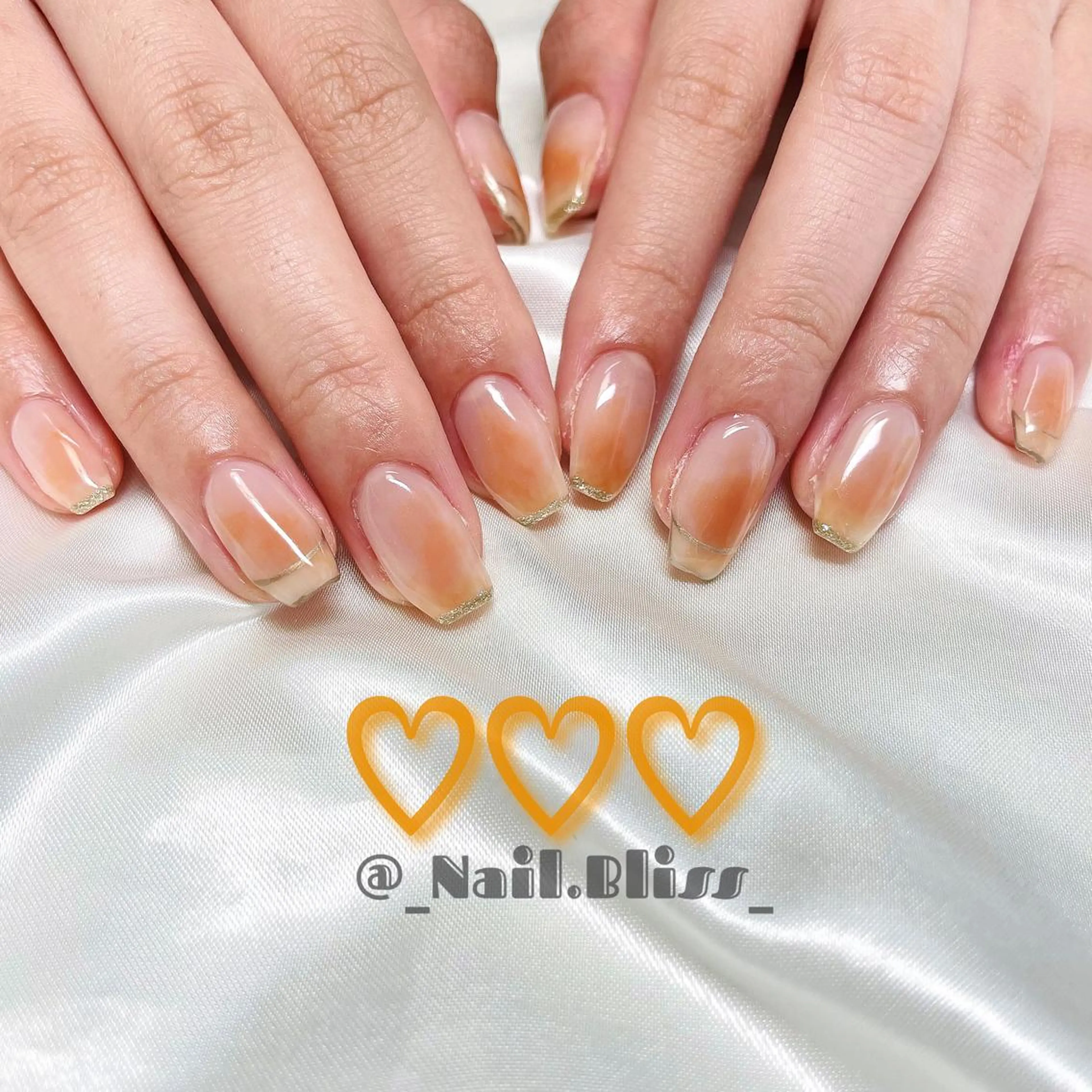 ネイル フレンチネイル ハンドネイル NAIL BLISSのネイルデザイン