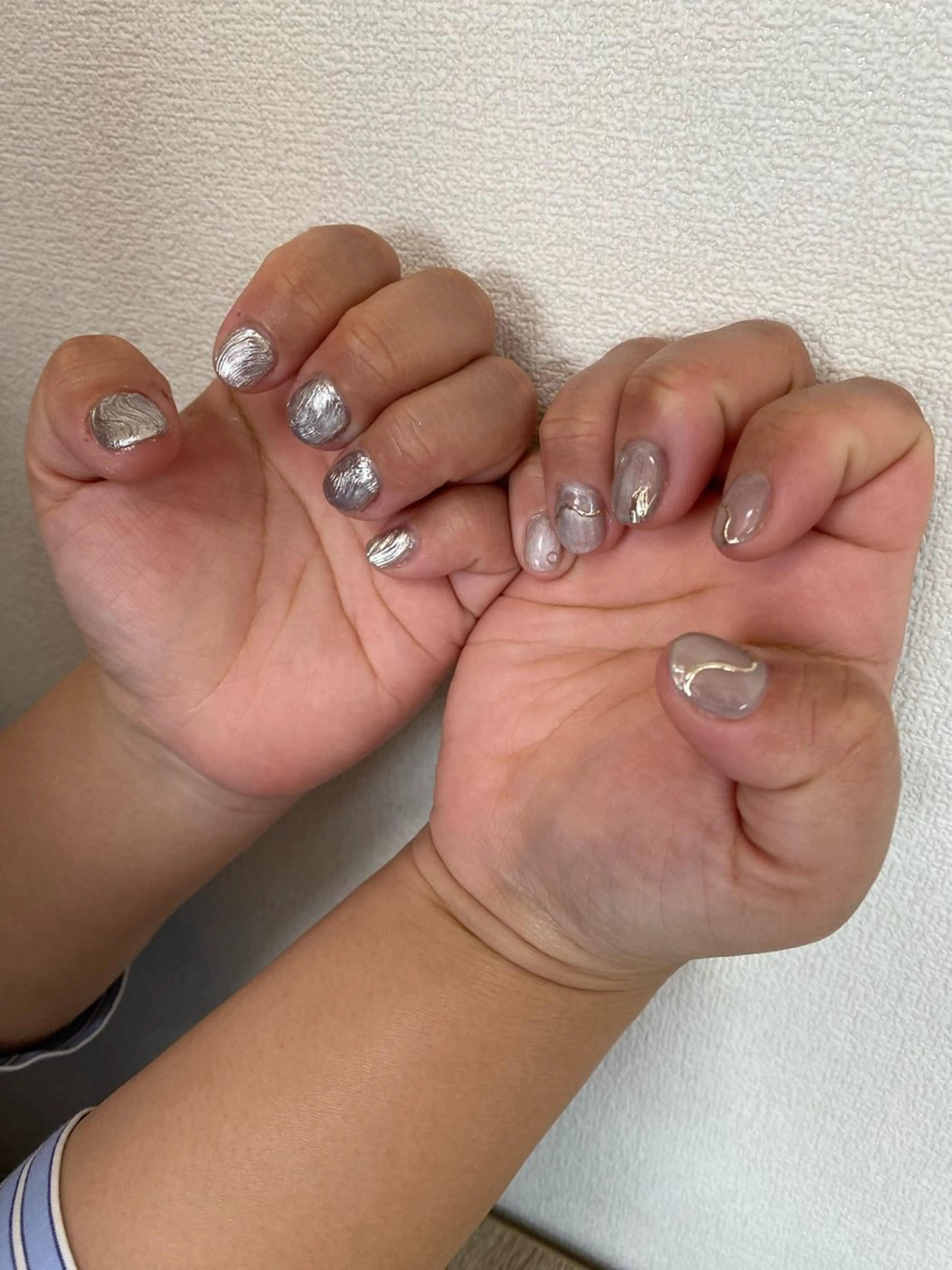 ネイル ニュアンスネイル ハンドネイル 自宅サロン FeelFreeのマツエク・マツパデザイン
